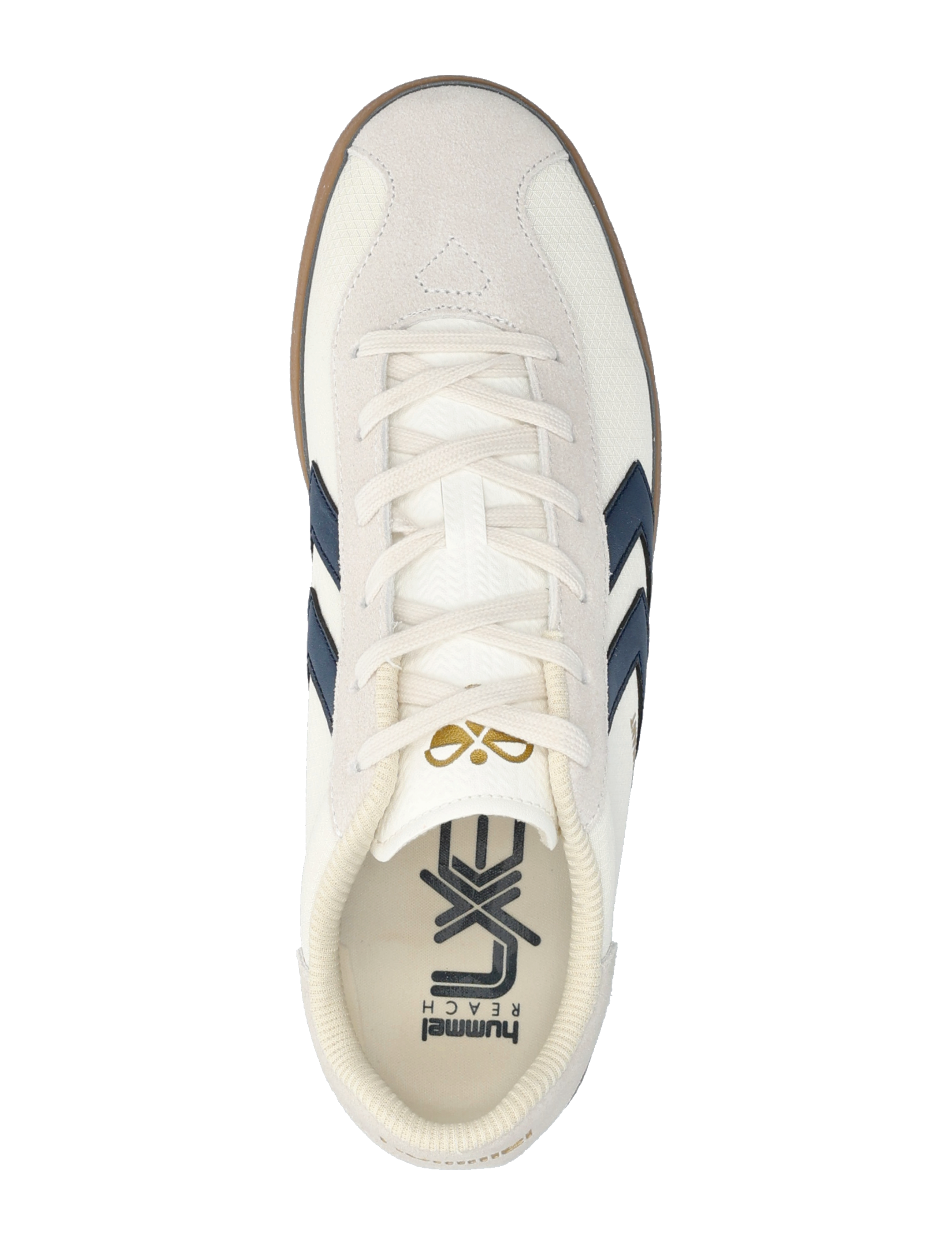 Hummel - DIAMANT LX-E RS - matalavartiset tennarit - marshmallow/blackiris/spicymus - 3