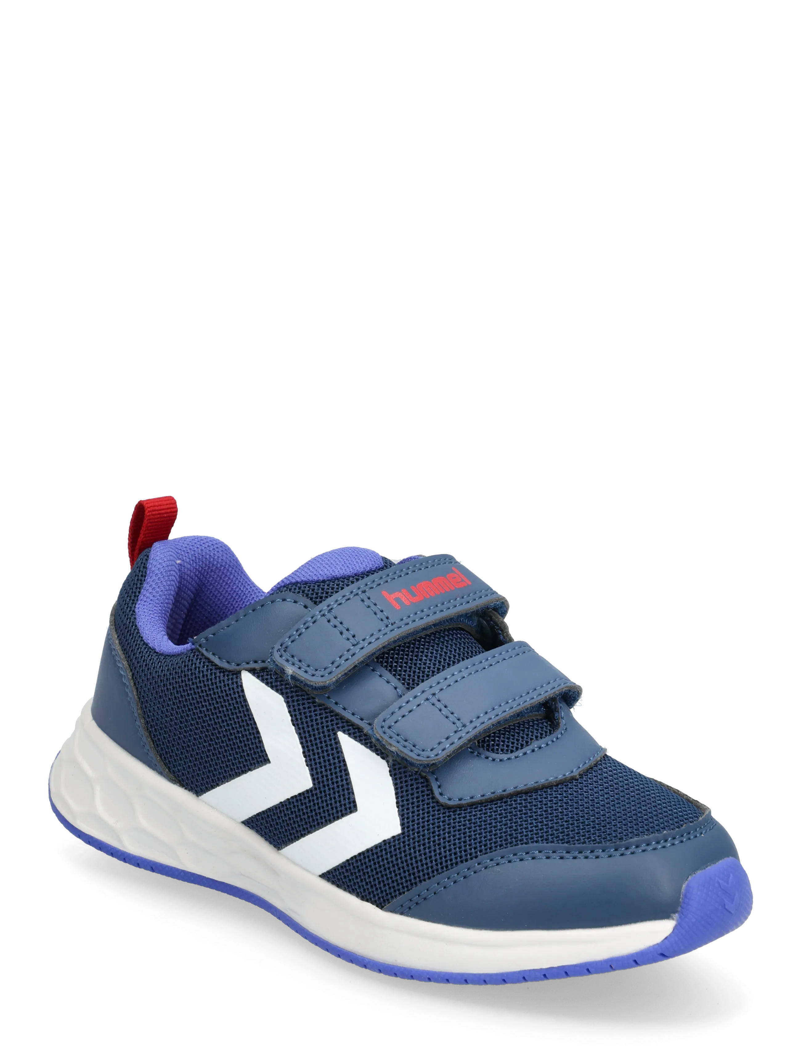 Hummel TURBO RUN 1.0 JR - Sko - NAVY PEONY / white