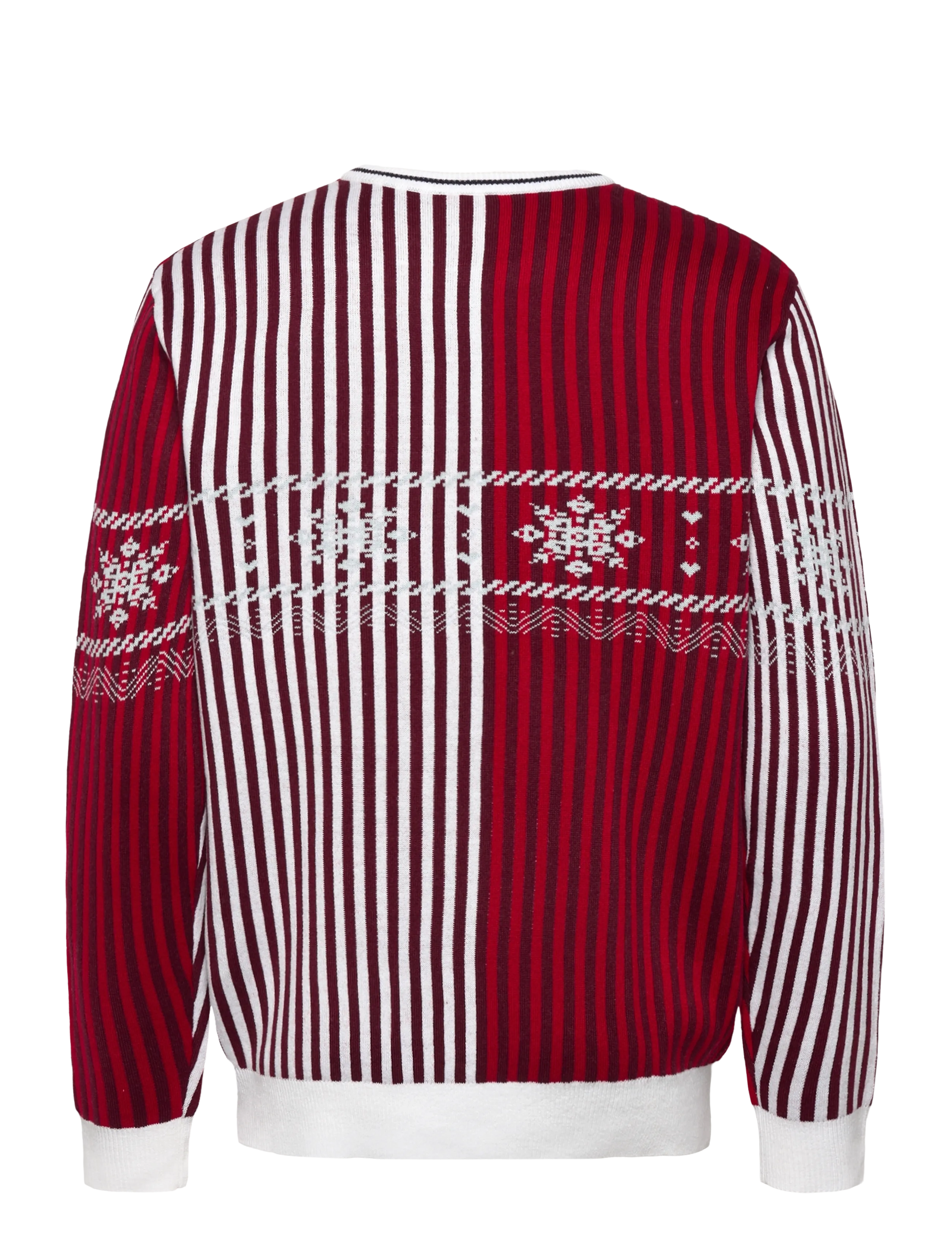 Hummel - DBU CHRISTMAS SWEATER 23 - sweatshirts - white - 1