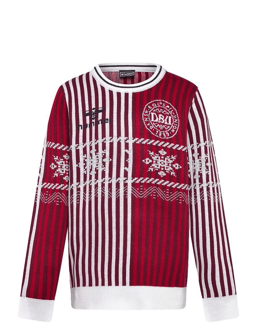 Hummel - DBU CHRISTMAS SWEATER 23 KIDS - trøjer - white - 0