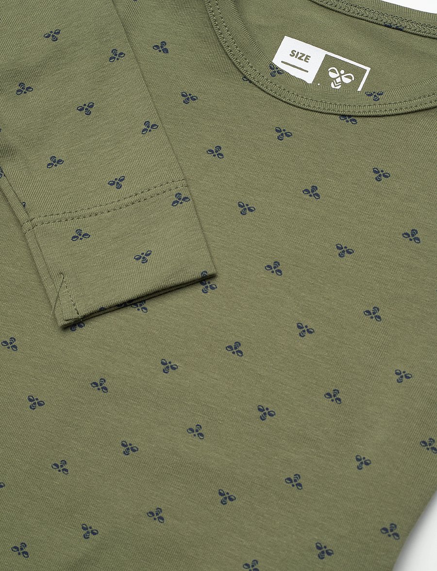 Hummel - hmlBEESY BODY L/S - långärmade - olivine - 2