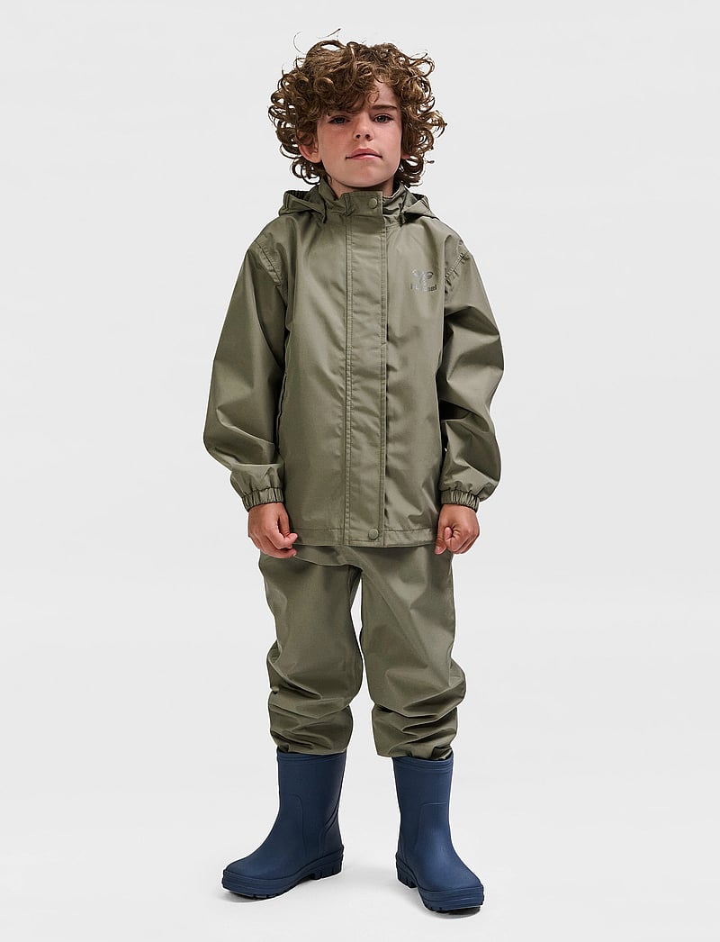 Hummel - hmlNESSIE RAINSUIT - overtøj - vetiver - 0