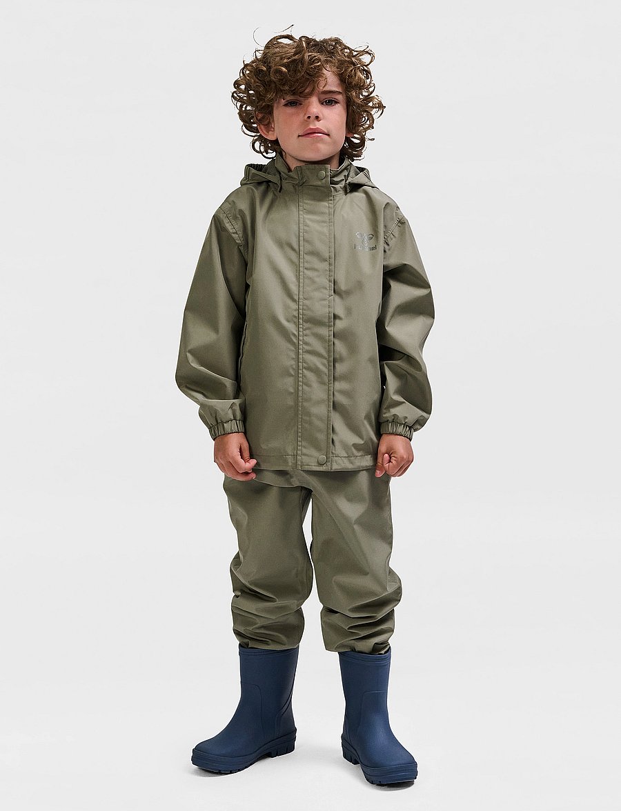 Hummel - hmlNESSIE RAINSUIT - ytterkläder - vetiver - 0