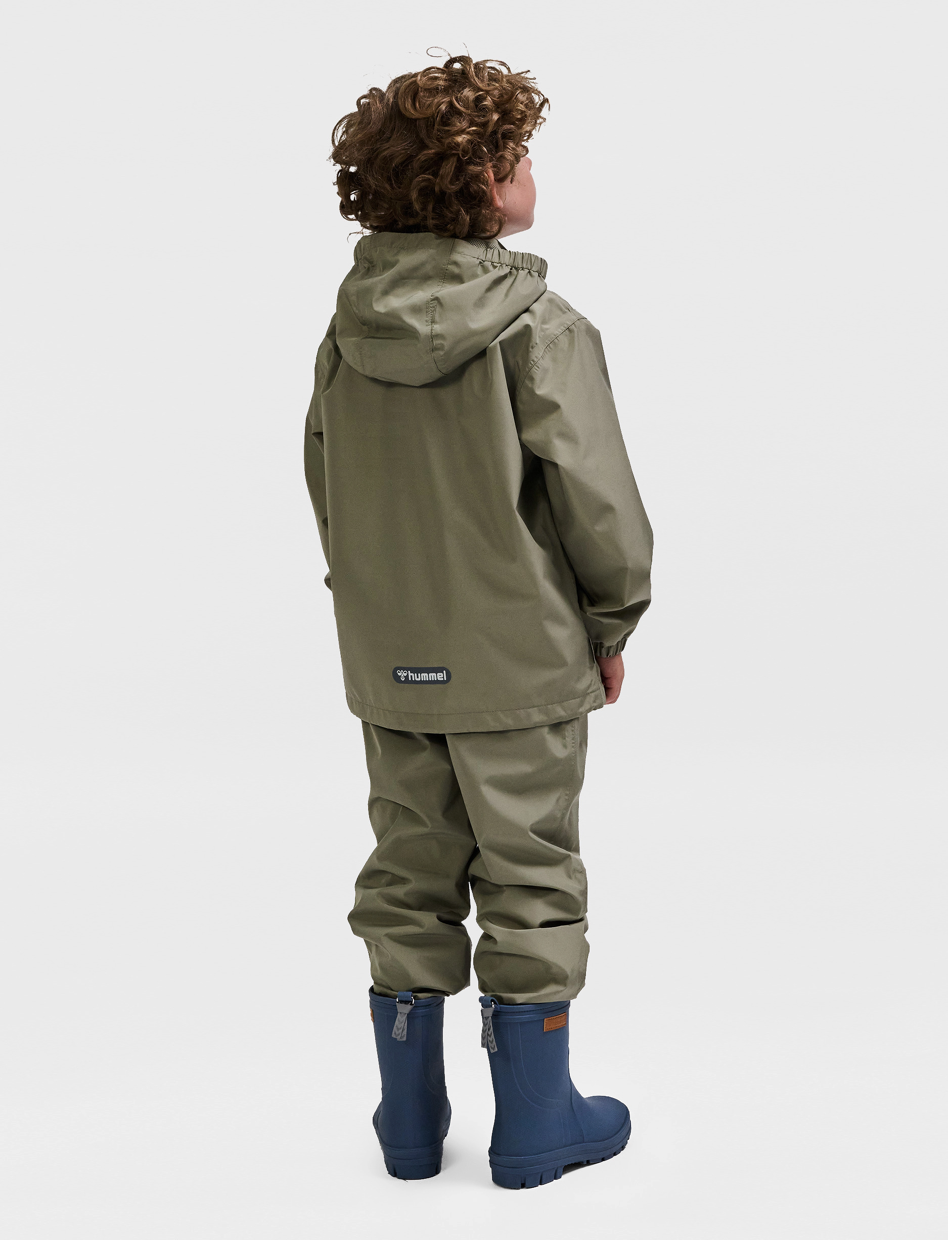 Hummel - hmlNESSIE RAINSUIT - regnsæt - vetiver - 5