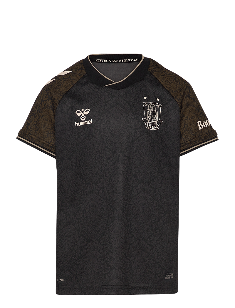 Hummel - BIF 24/25 THIRD JERSEY S/S KIDS - sportoberteile - caviar/fir green - 0