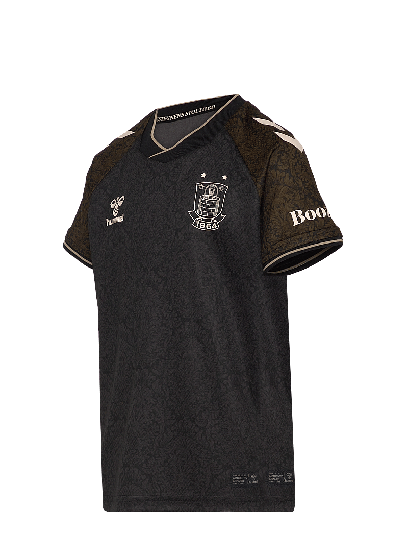 Hummel - BIF 24/25 THIRD JERSEY S/S KIDS - sportoberteile - caviar/fir green - 2