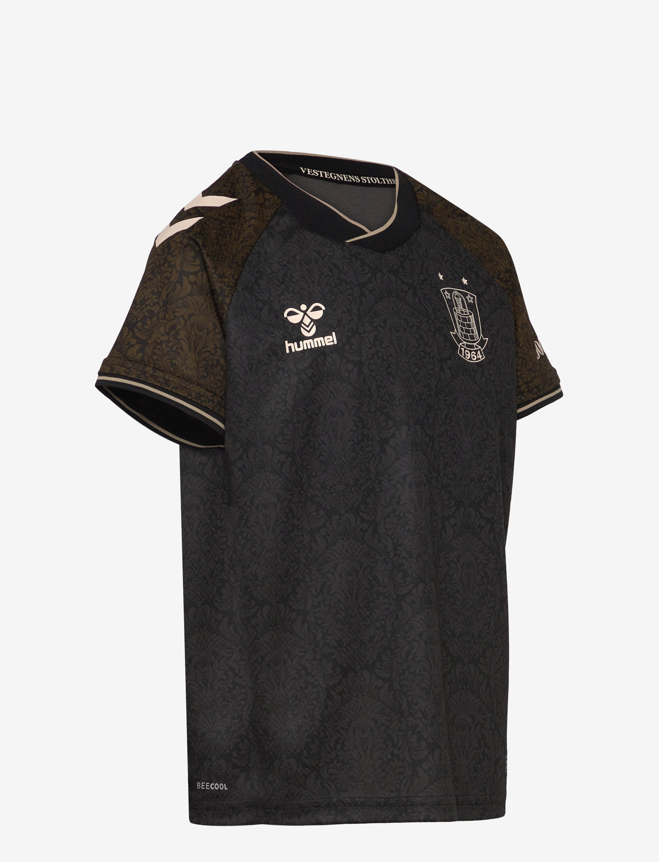 Hummel - BIF 24/25 THIRD JERSEY S/S KIDS - sports tops - caviar/fir green - 3