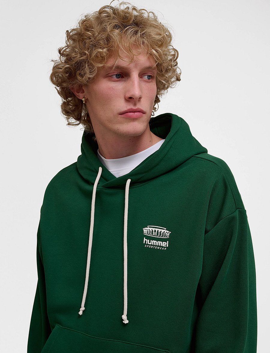 Hummel - hmlLOOSE HOODIE BEES STADIUM - kapuutsiga dressipluusid - eden - 3
