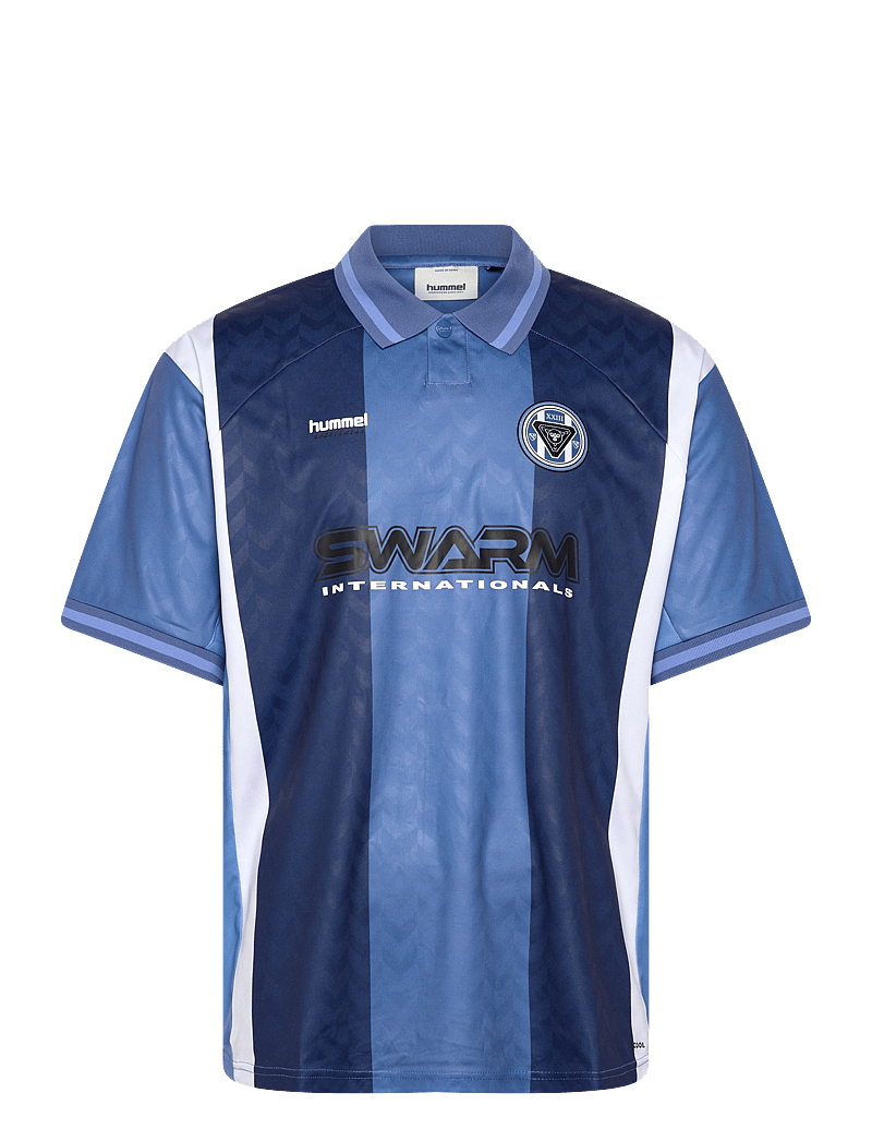 Hummel - hmlLOOSE SOCCER JERSEY S/S - fußballoberteile - estate blue - 0