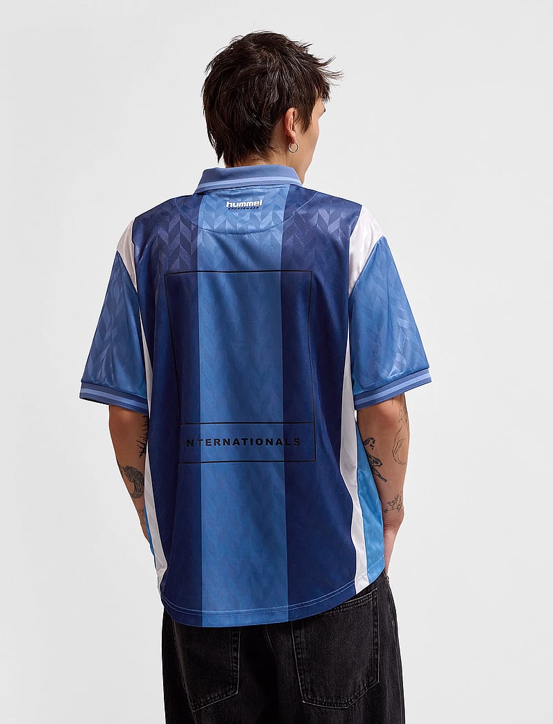 Hummel - hmlLOOSE SOCCER JERSEY S/S - fußballoberteile - estate blue - 3