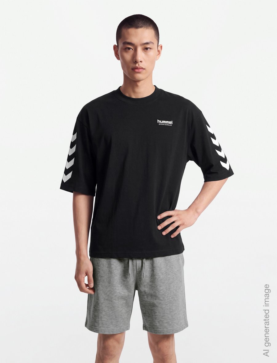 Hummel - hmlOVERSIZED WILLY T-SHIRT SW - tops & t-shirts - black - 3