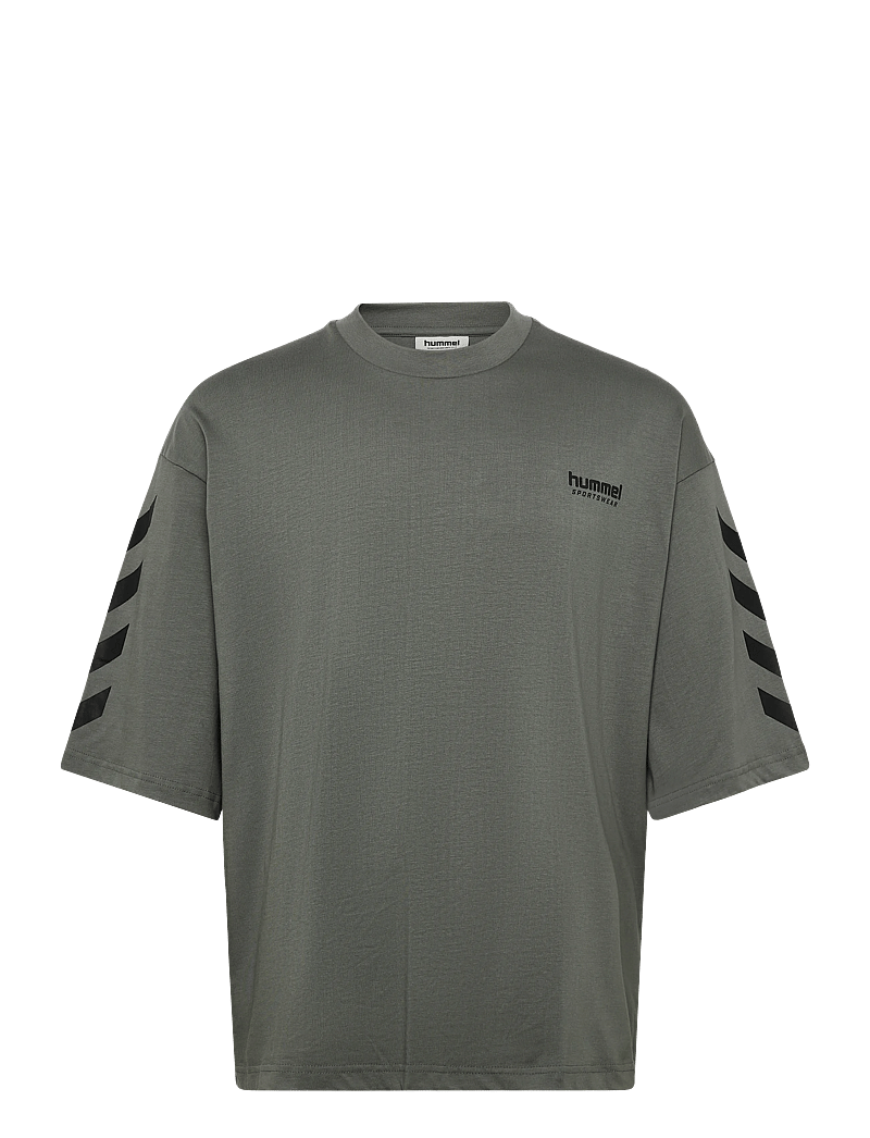 Hummel - hmlOVERSIZED WILLY T-SHIRT SW - oberteile & t-shirts - sedona sage - 0