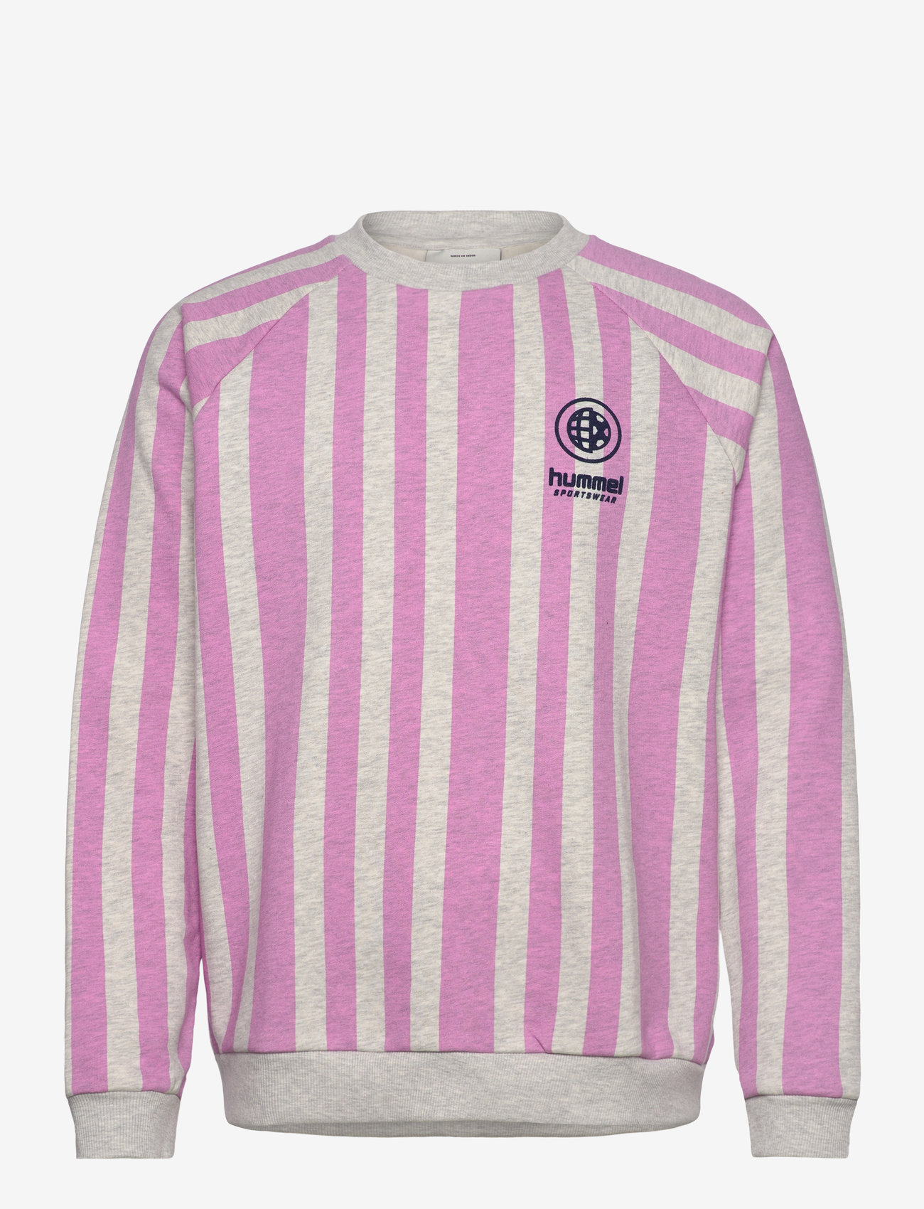 Hummel - hmlLOOSE CREWNECK SOCCER LOVE - tops - tofu melange/violet - 0