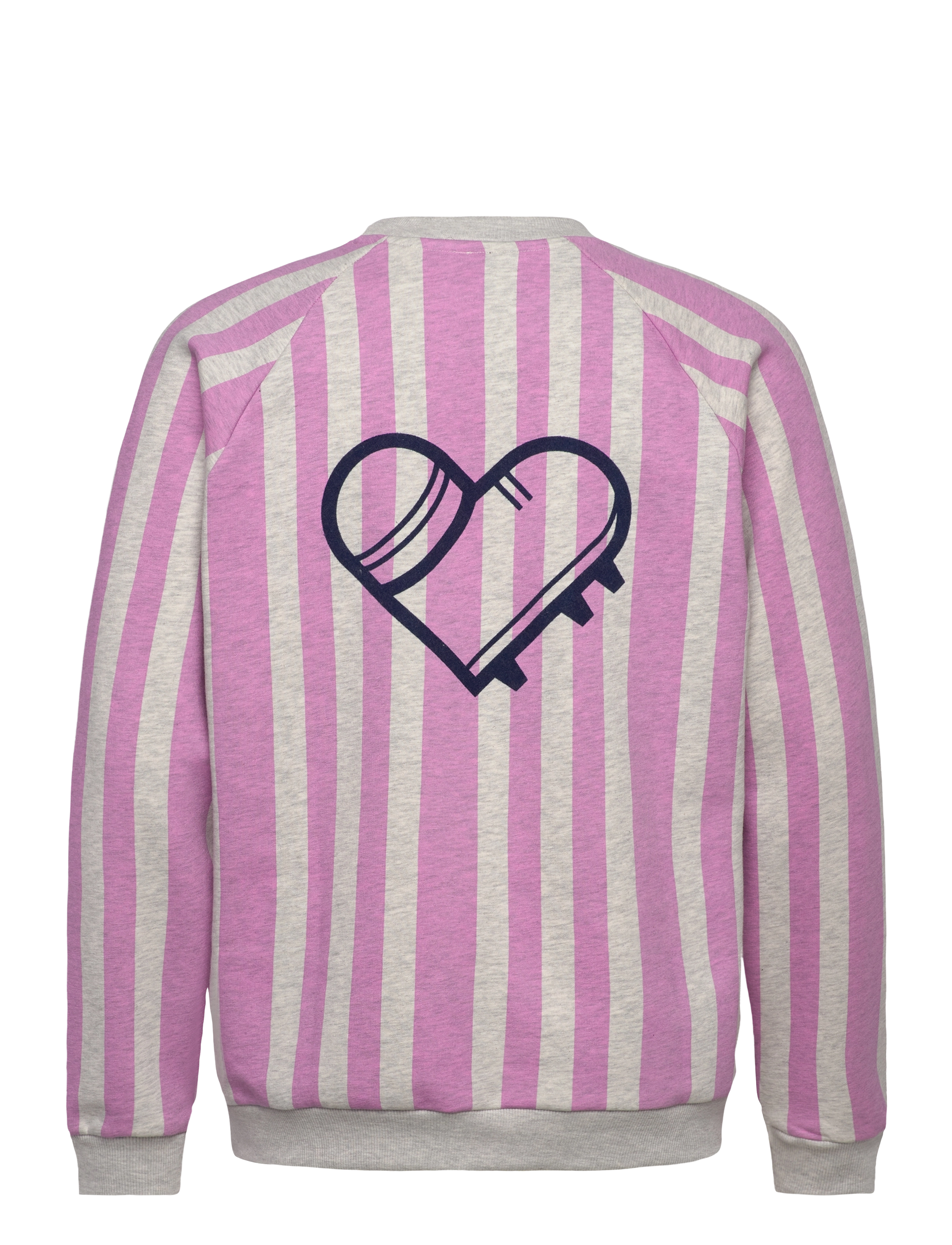 Hummel - hmlLOOSE CREWNECK SOCCER LOVE - tofu melange/violet - 1