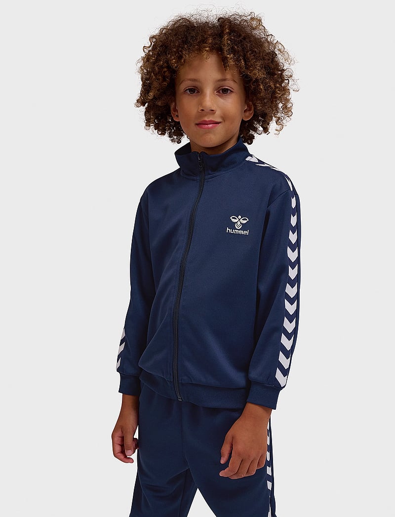 Hummel - hmlXIT ZIP JACKET - sporta džemperi - black iris - 4