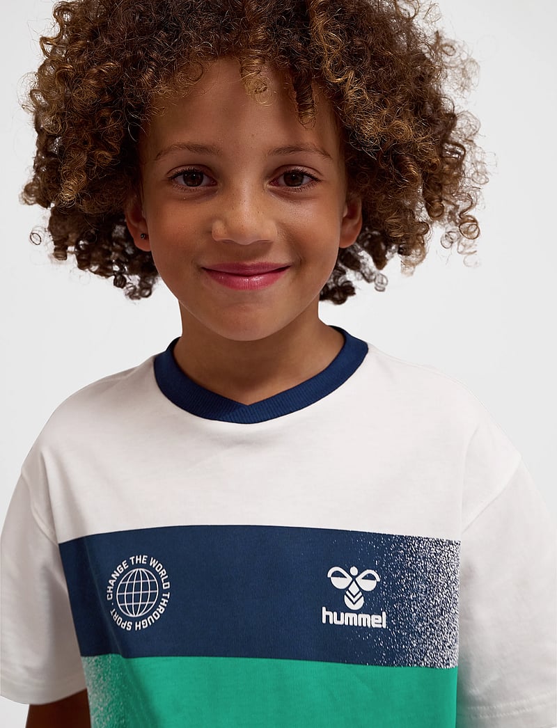 Hummel - hmlESKE T-SHIRT S/S - kortærmede - marshmallow - 3