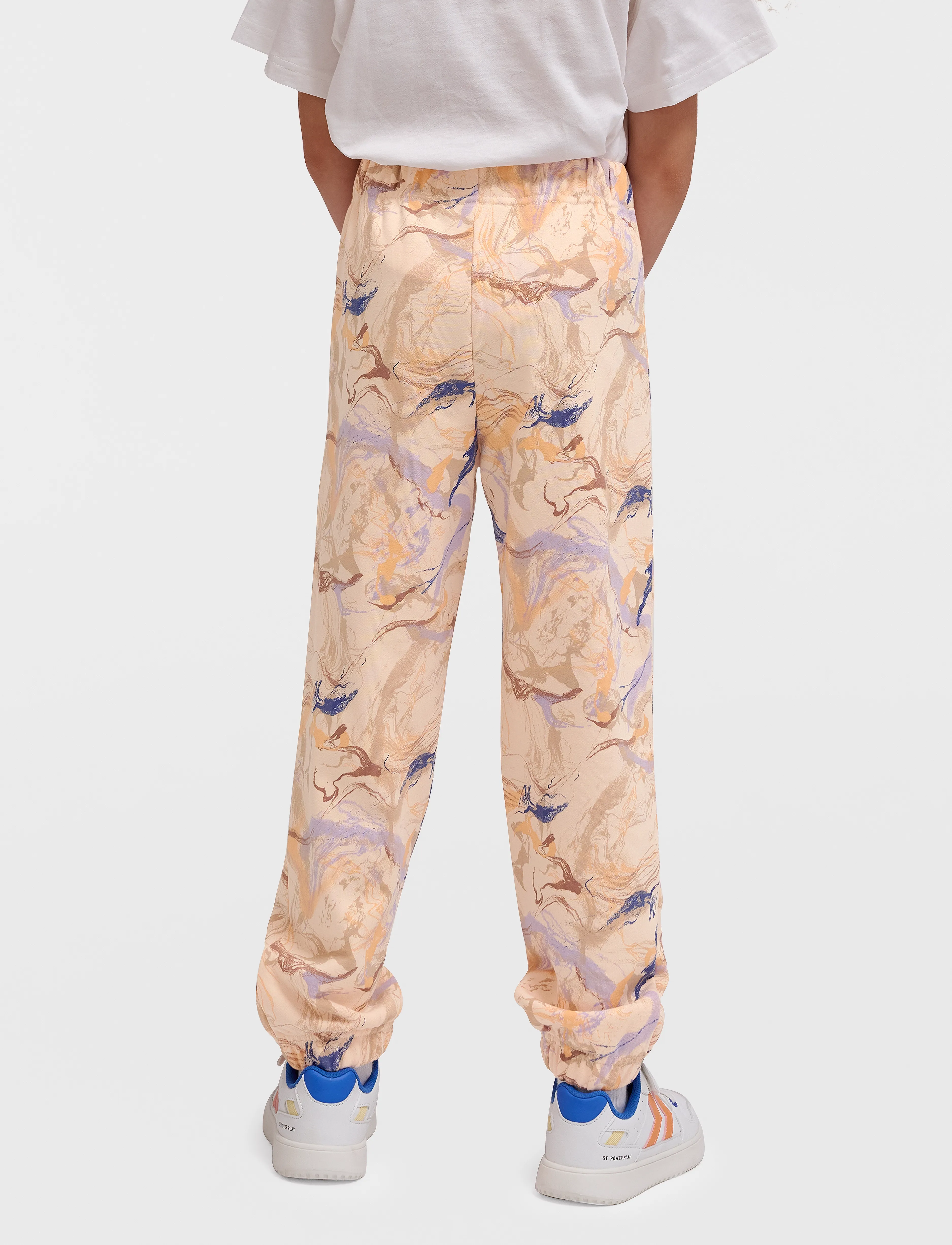 Hummel - hmlSWIRLY ADJUST WAIST PANTS - dressipüksid - bisque - 3