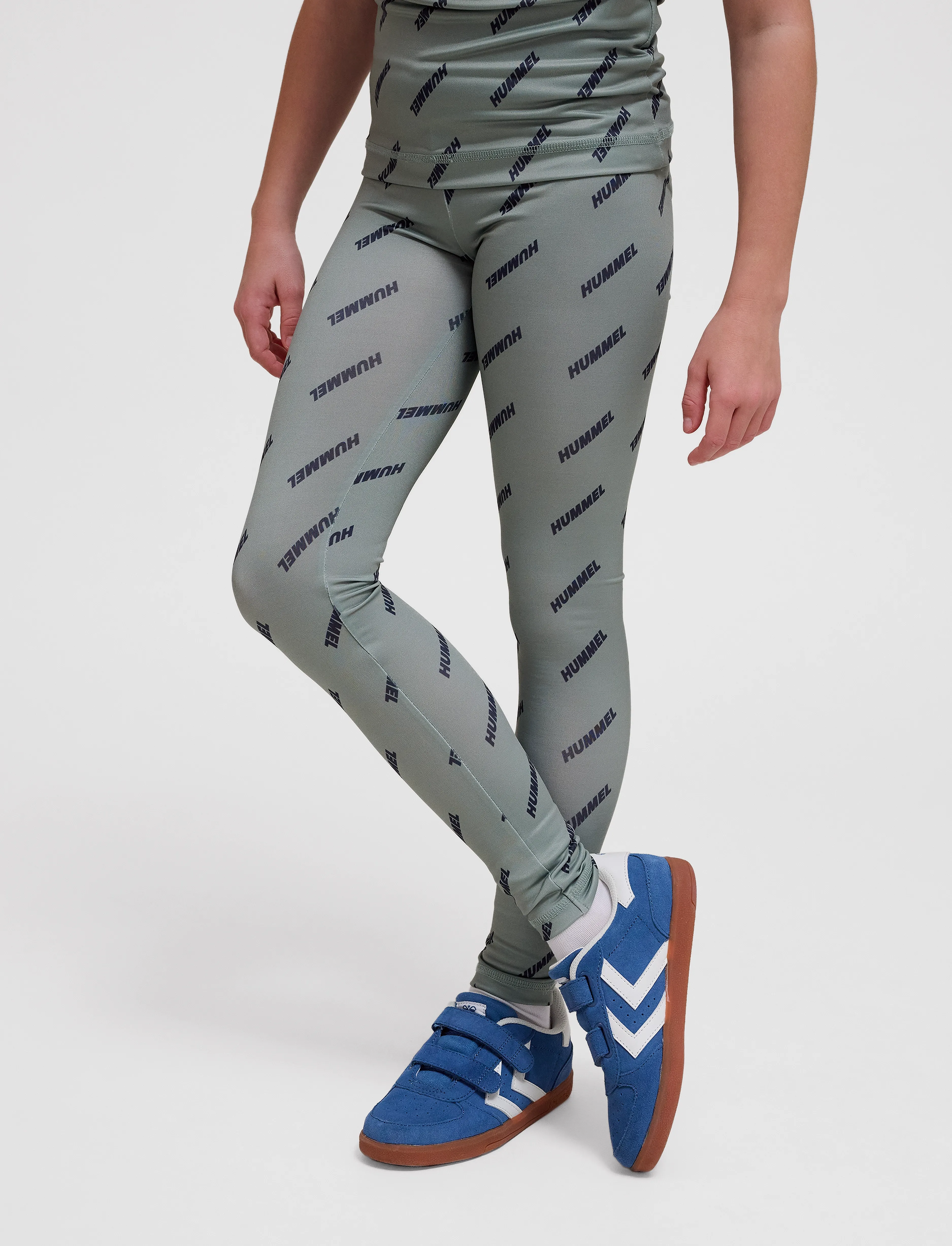 Hummel - hmlSILJE TIGHTS - leggings - iceberg green - 2