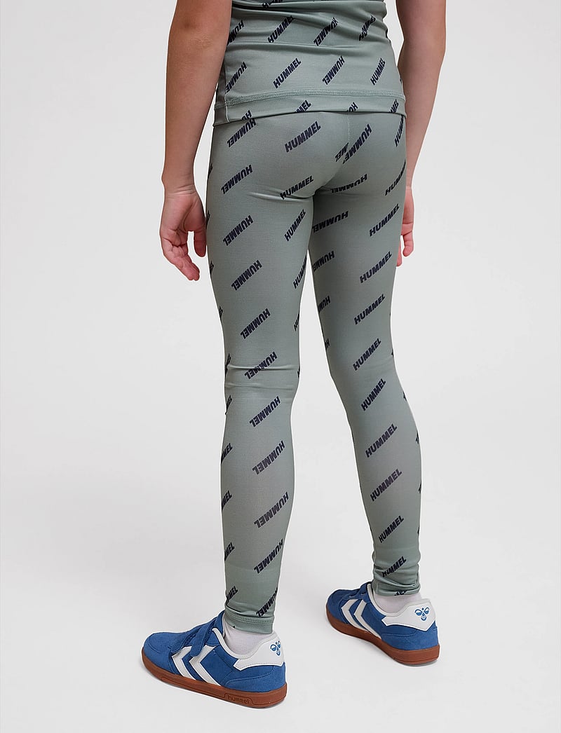 Hummel - hmlSILJE TIGHTS - legingi - iceberg green - 3