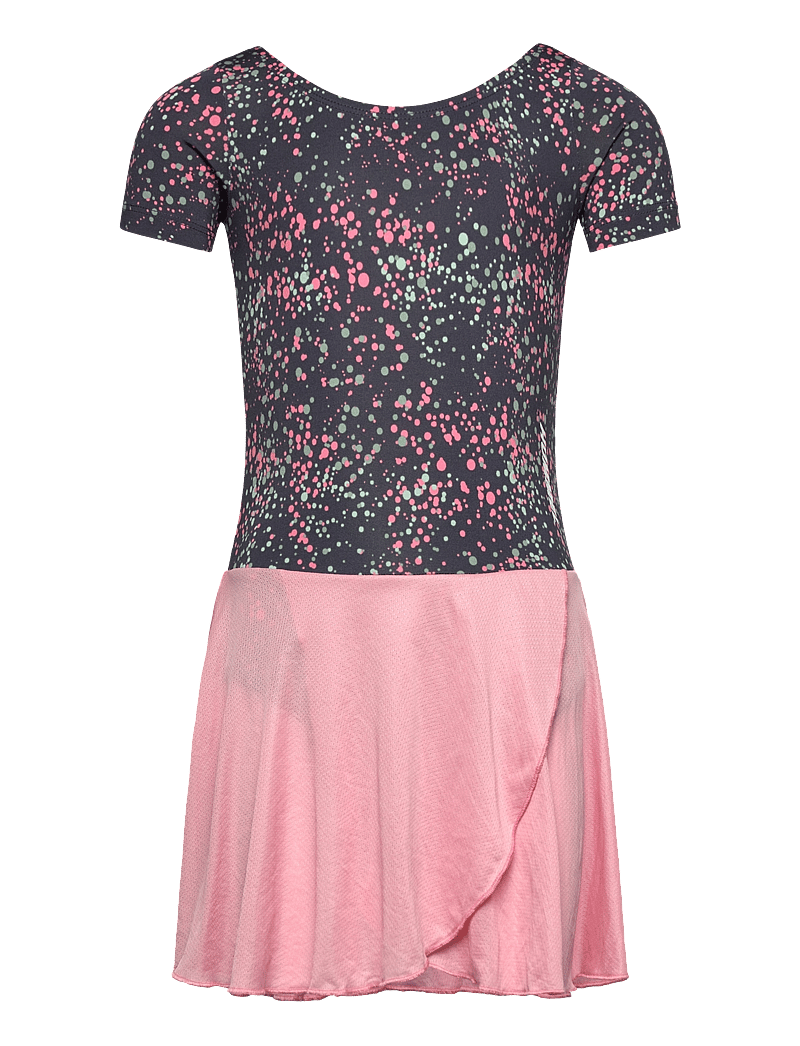 Hummel - hmlNELLY GYMSUIT S/S - short-sleeved casual dresses - peony - 0