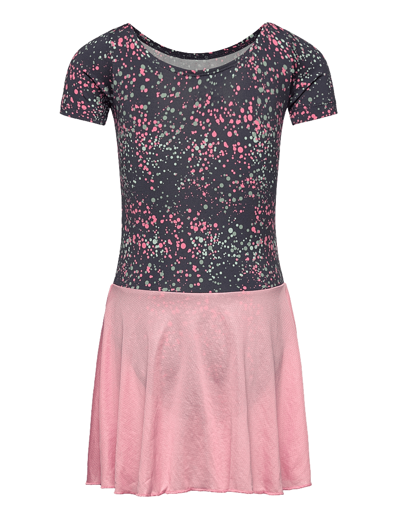 Hummel - hmlNELLY GYMSUIT S/S - short-sleeved casual dresses - peony - 1