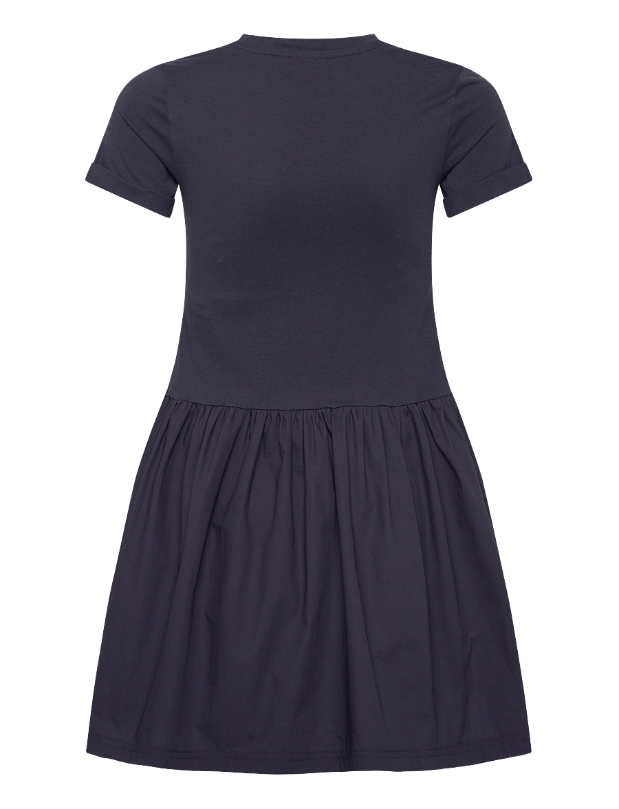 Hummel - hmlMARIA DRESS S/S - kurzärmelige freizeitkleider - parisian night - 1