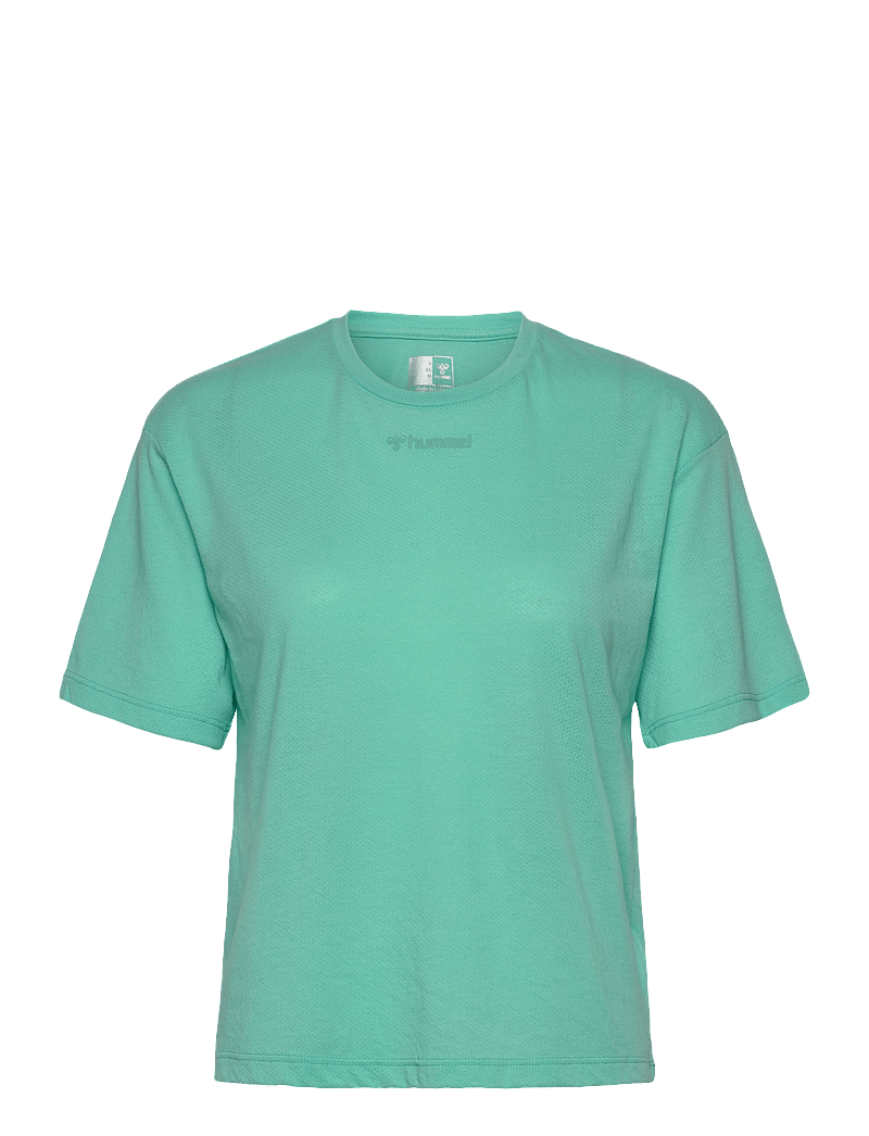 Hummel - hmlMT VANJA BOXY SHORT T-SHIRT - t-shirts - pool blue - 0
