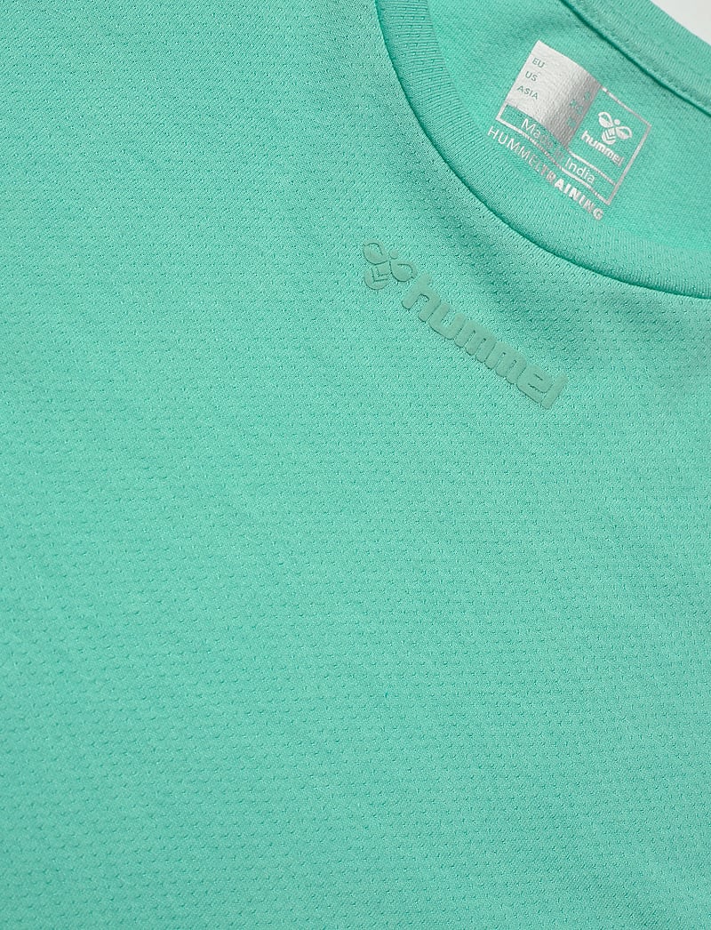 Hummel - hmlMT VANJA BOXY SHORT T-SHIRT - t-shirts - pool blue - 4