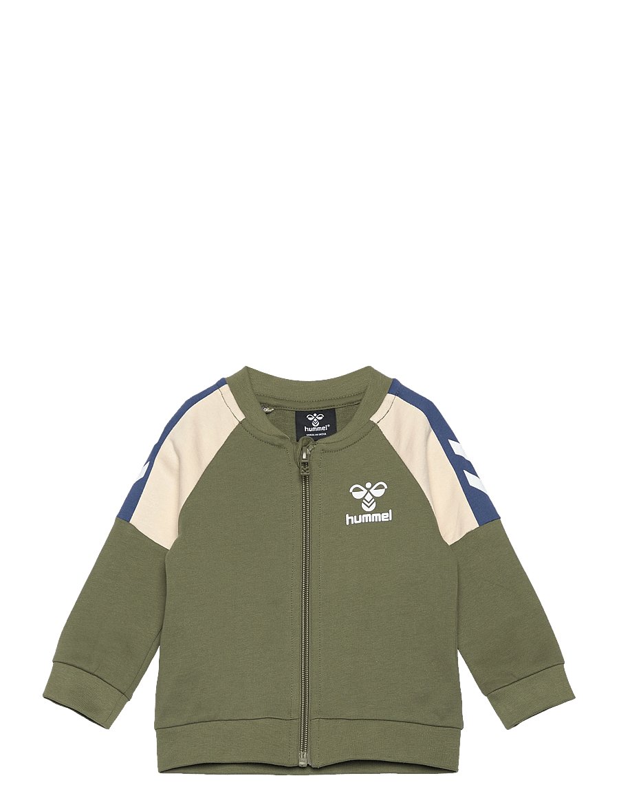 Hummel - hmlSKYLAN ZIP JACKET - sweatshirts - olivine - 0