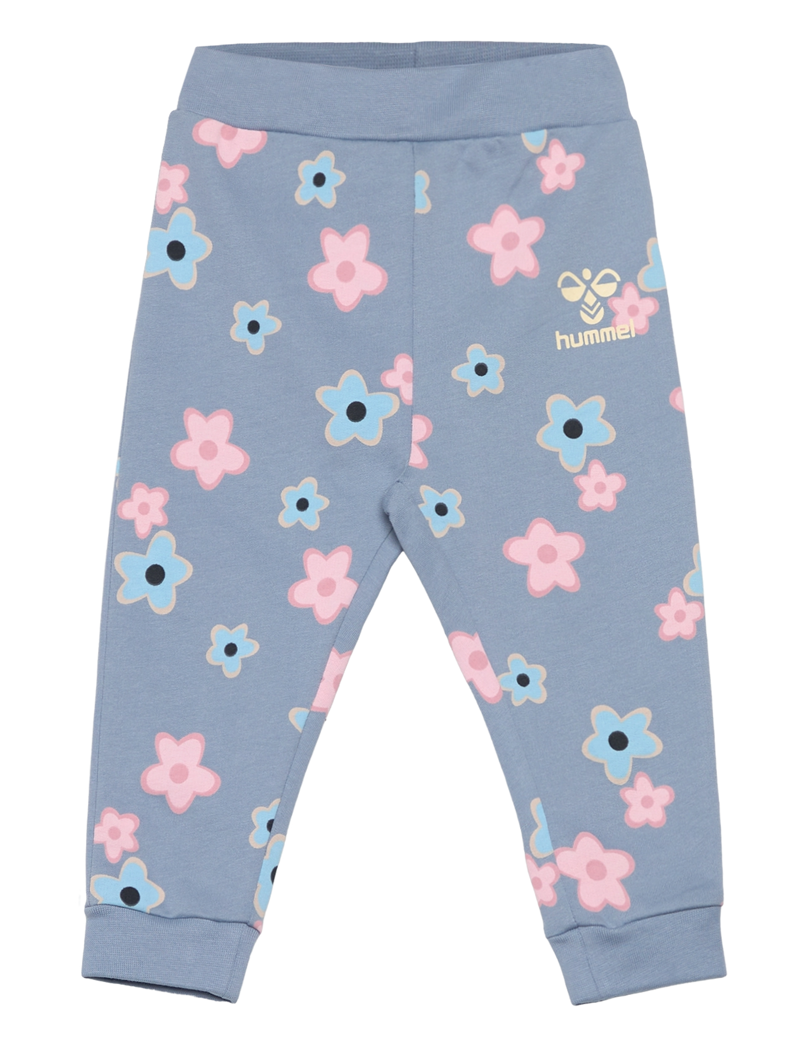 Hummel Hmlrinna Adjust Waist Pants, Børn, Baby Blomsterbukser, Blå, Str: 68