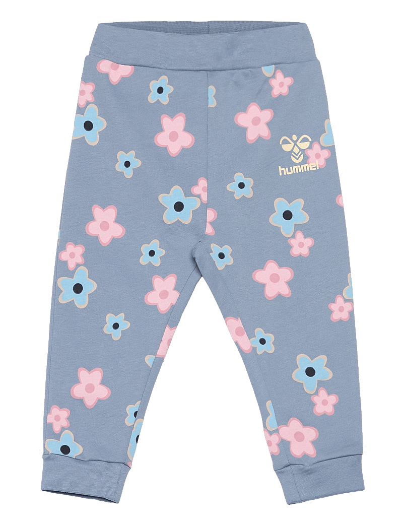 Hummel - hmlRINNA ADJUST WAIST PANTS - dressipüksid - faded denim - 0