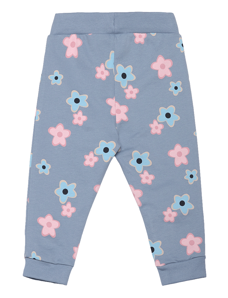 Hummel - hmlRINNA ADJUST WAIST PANTS - dressipüksid - faded denim - 1