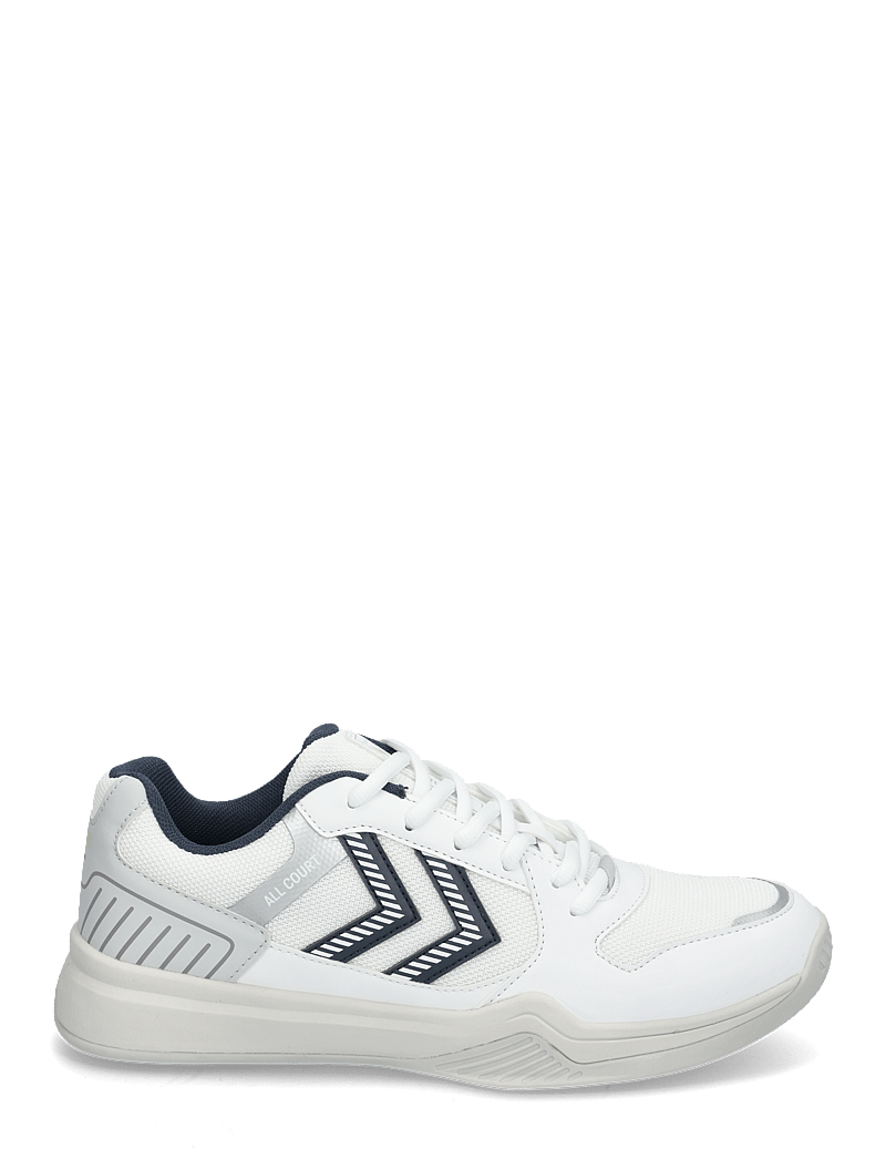 Hummel - ALL COURT - siseruumide spordijalatsid - bright white/lunar rock - 1