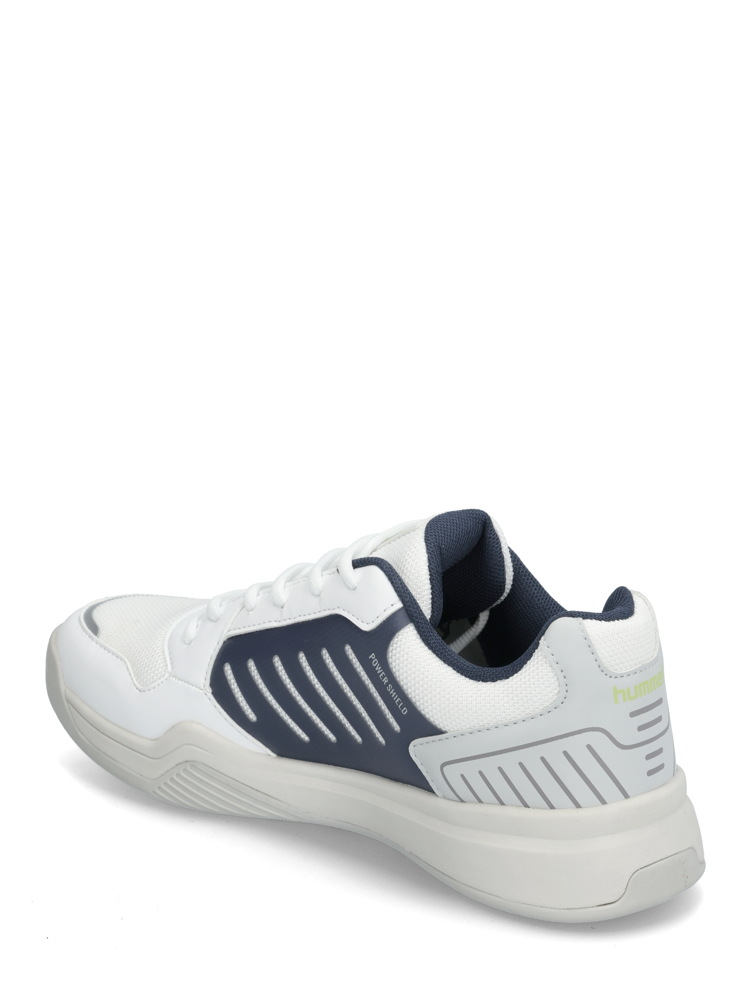 Hummel - ALL COURT - innendørs sportssko - bright white/lunar rock - 2