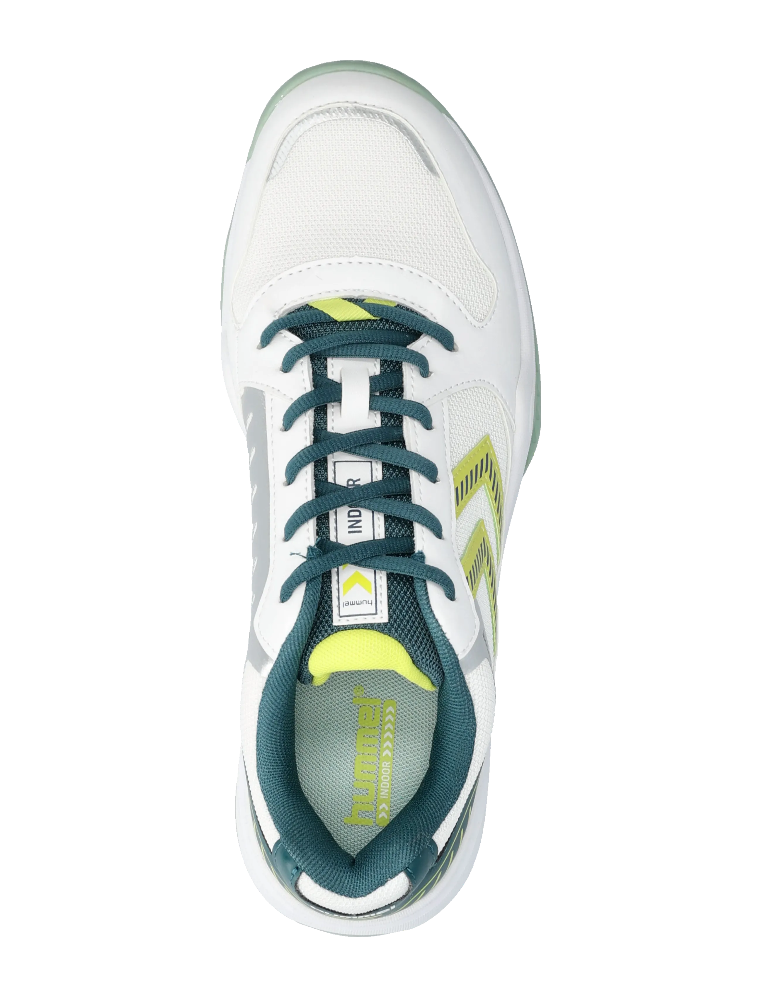 Hummel - ALL COURT - indoor-sportschuhe - white/green/yellow - 3