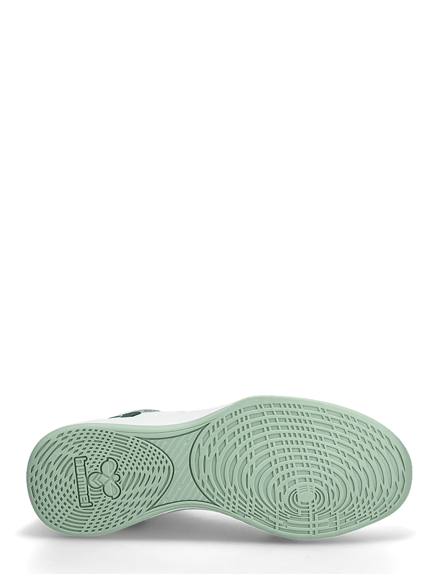 Hummel - ALL COURT - siseruumide spordijalatsid - white/green/yellow - 4