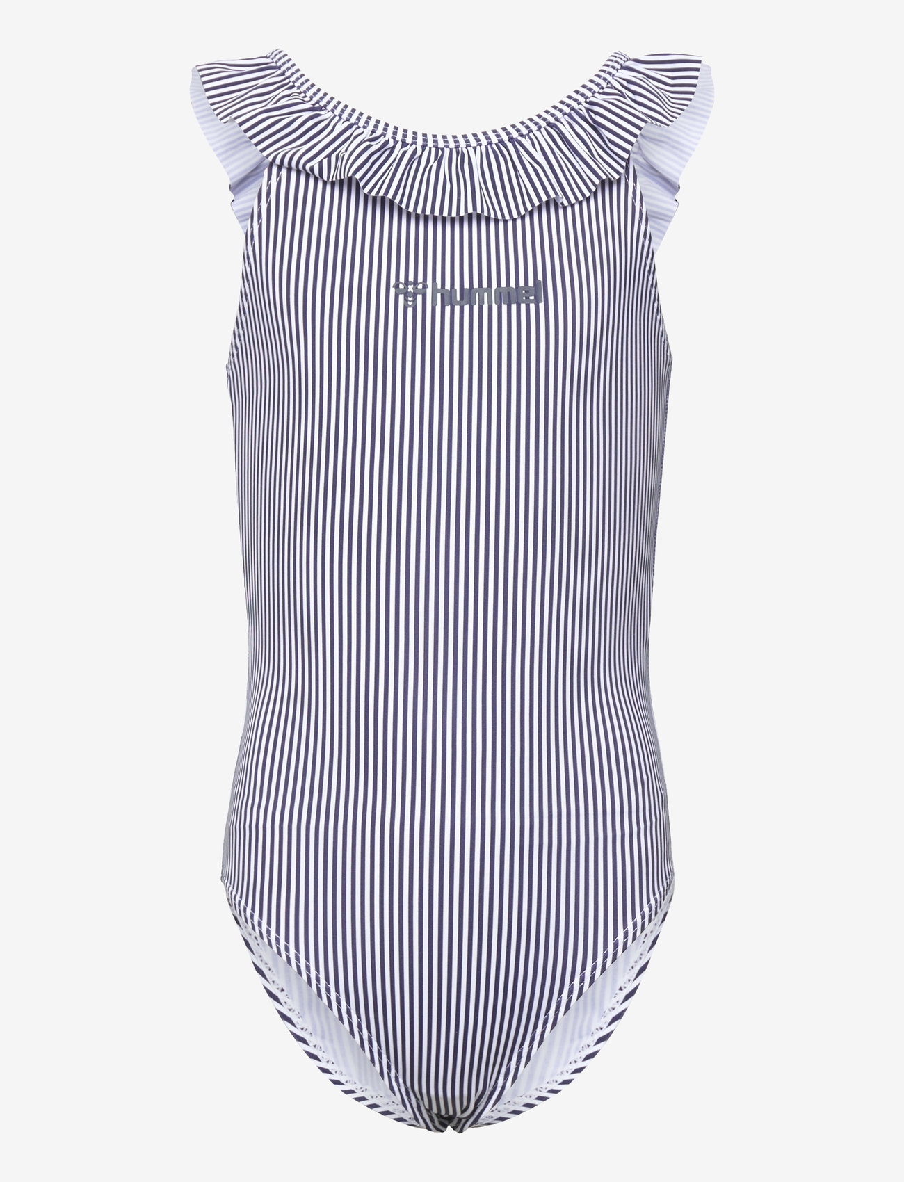 Hummel - hmlFRILLI SWIMSUIT - baddräkter - navy blazer/bright white - 0