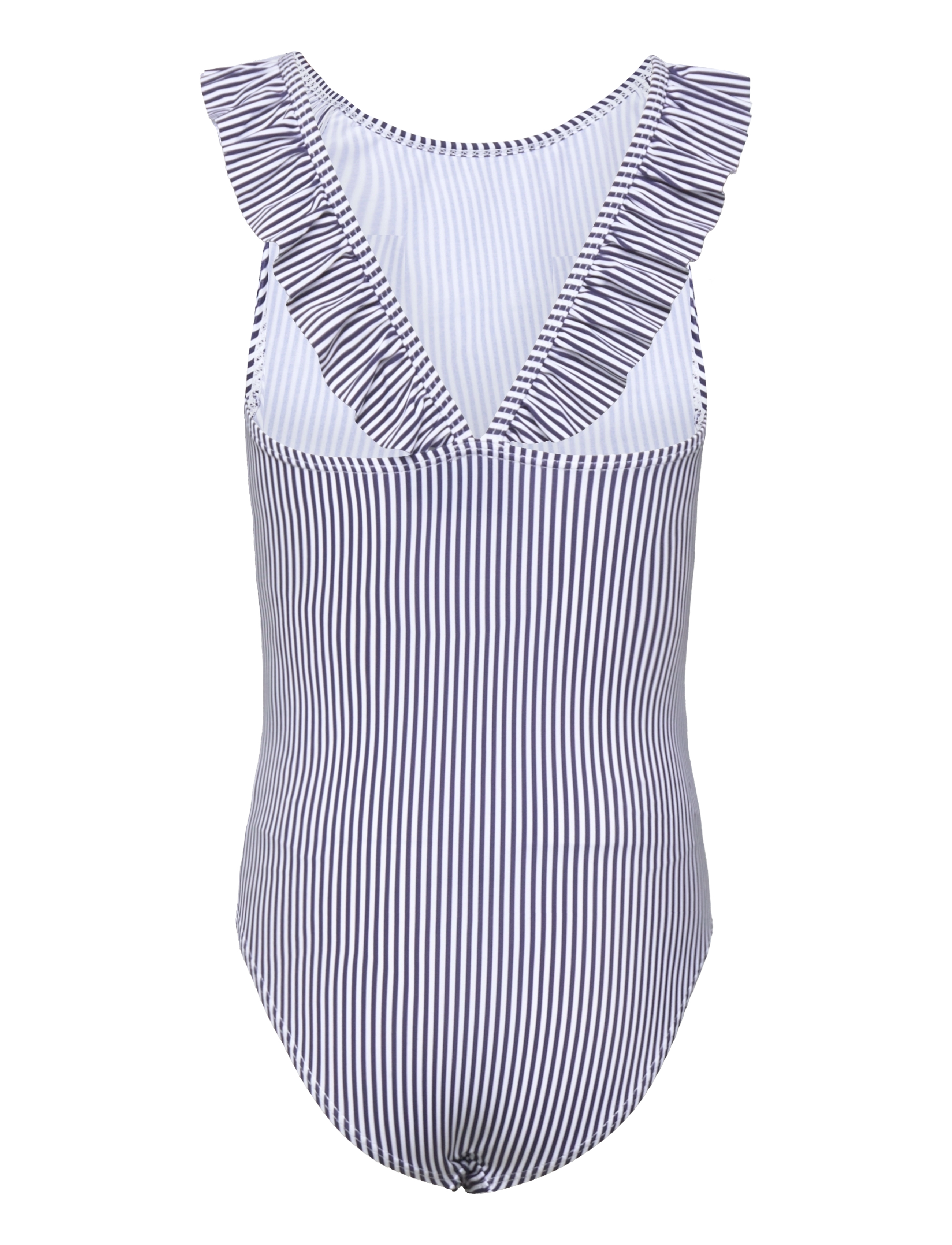 Hummel - hmlFRILLI SWIMSUIT - badeanzüge - navy blazer/bright white - 1