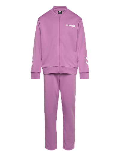 Hummel hmlTUKAS TRACKSUIT - Joggingsæt - SMOKY GRAPE / pink/rose