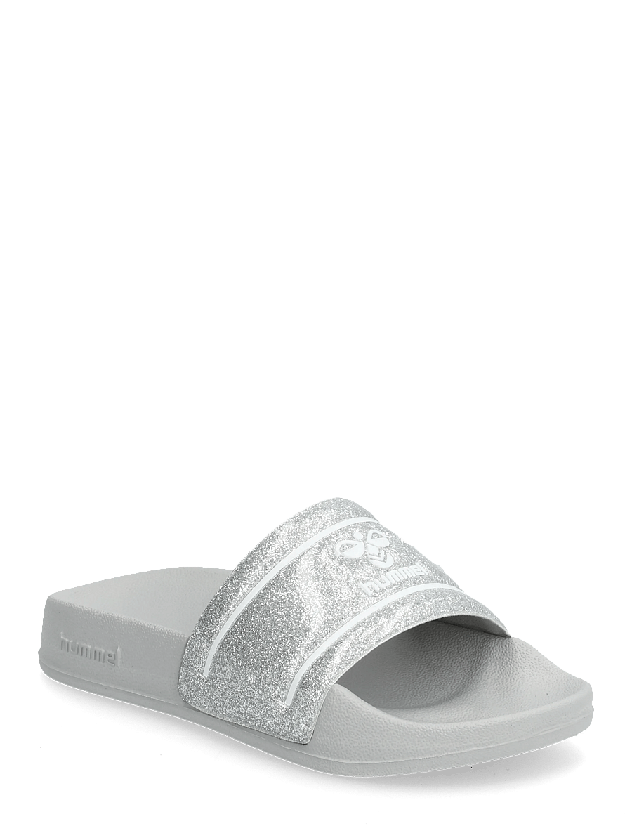 Hummel - POOL SLIDE GLITTER JR - schoenen - lunar rock - 0