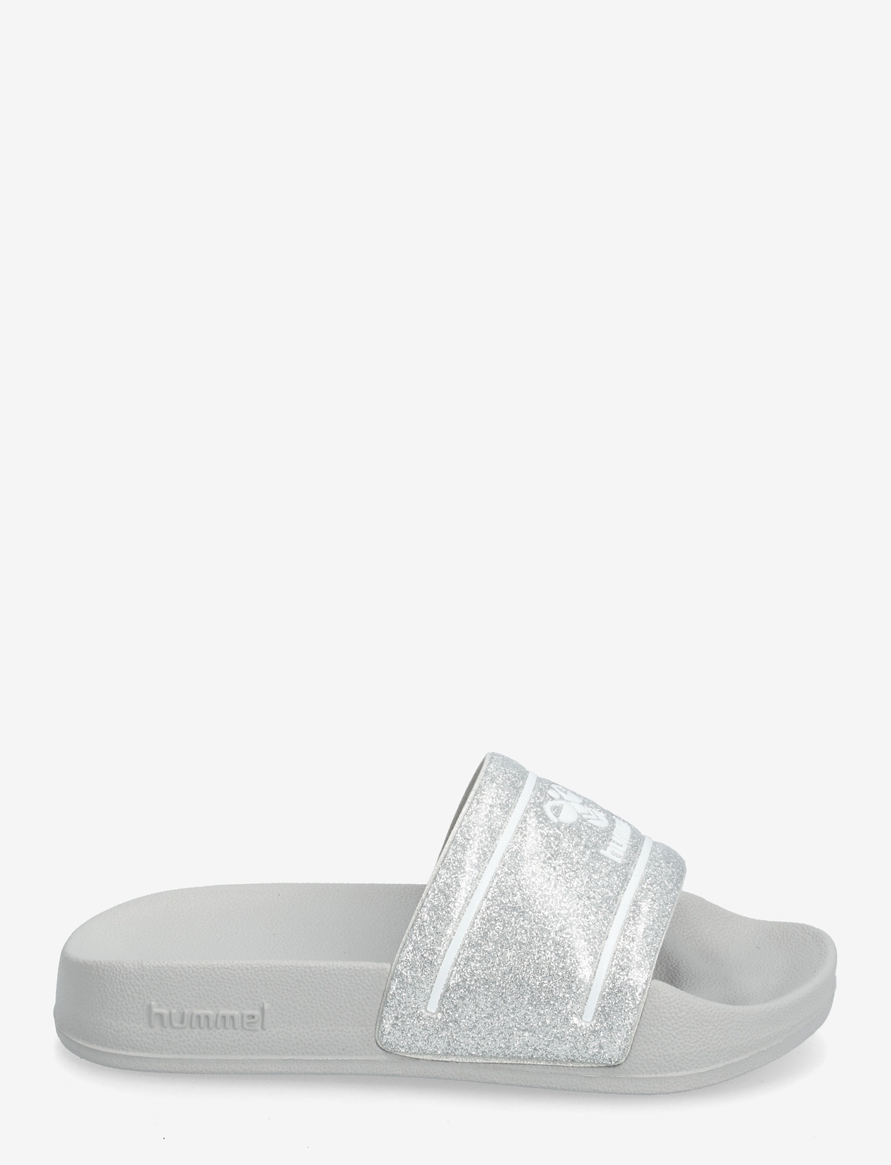Hummel - POOL SLIDE GLITTER JR - suvised sooduspakkumised - lunar rock - 1