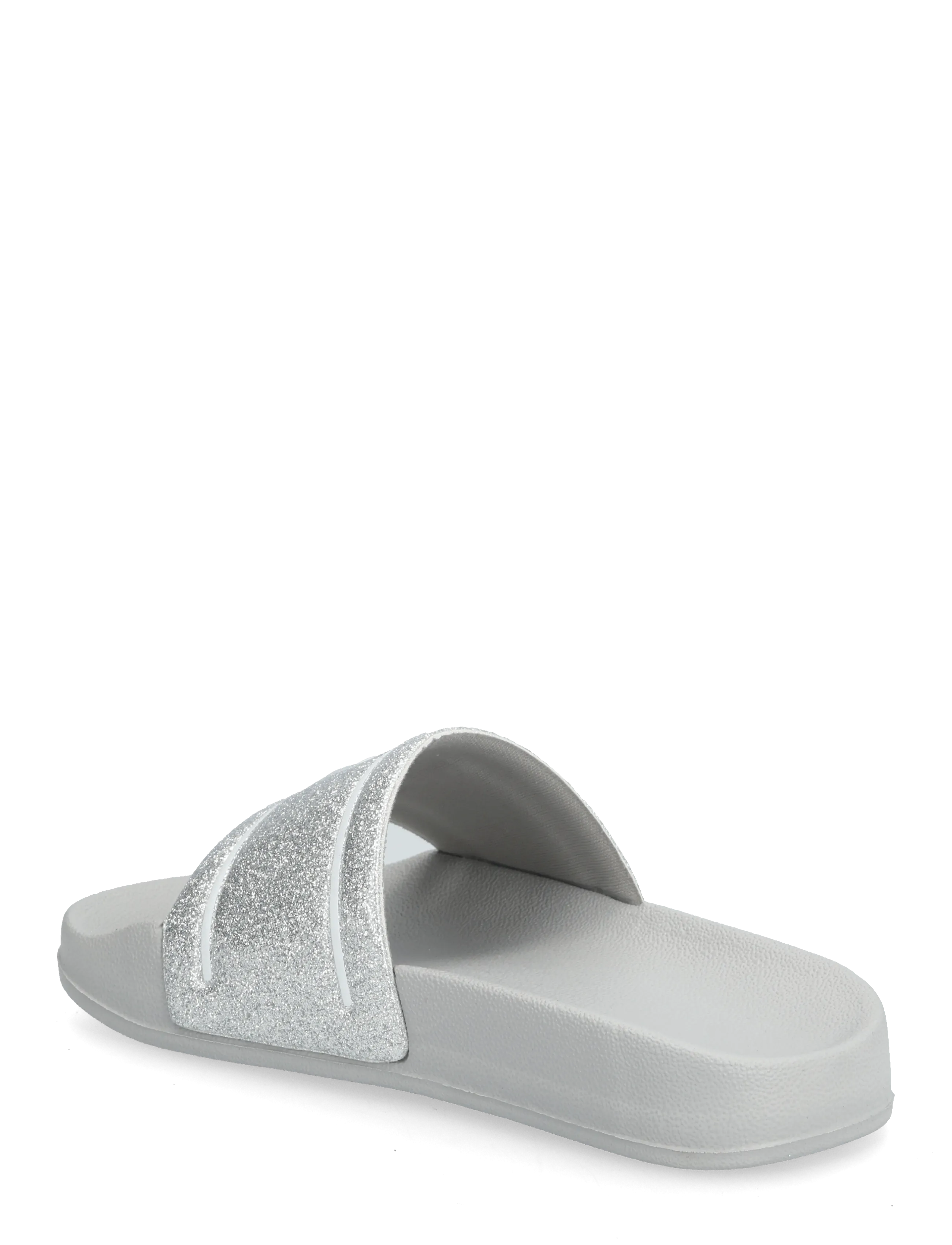 Hummel - POOL SLIDE GLITTER JR - sommerschnäppchen - lunar rock - 2