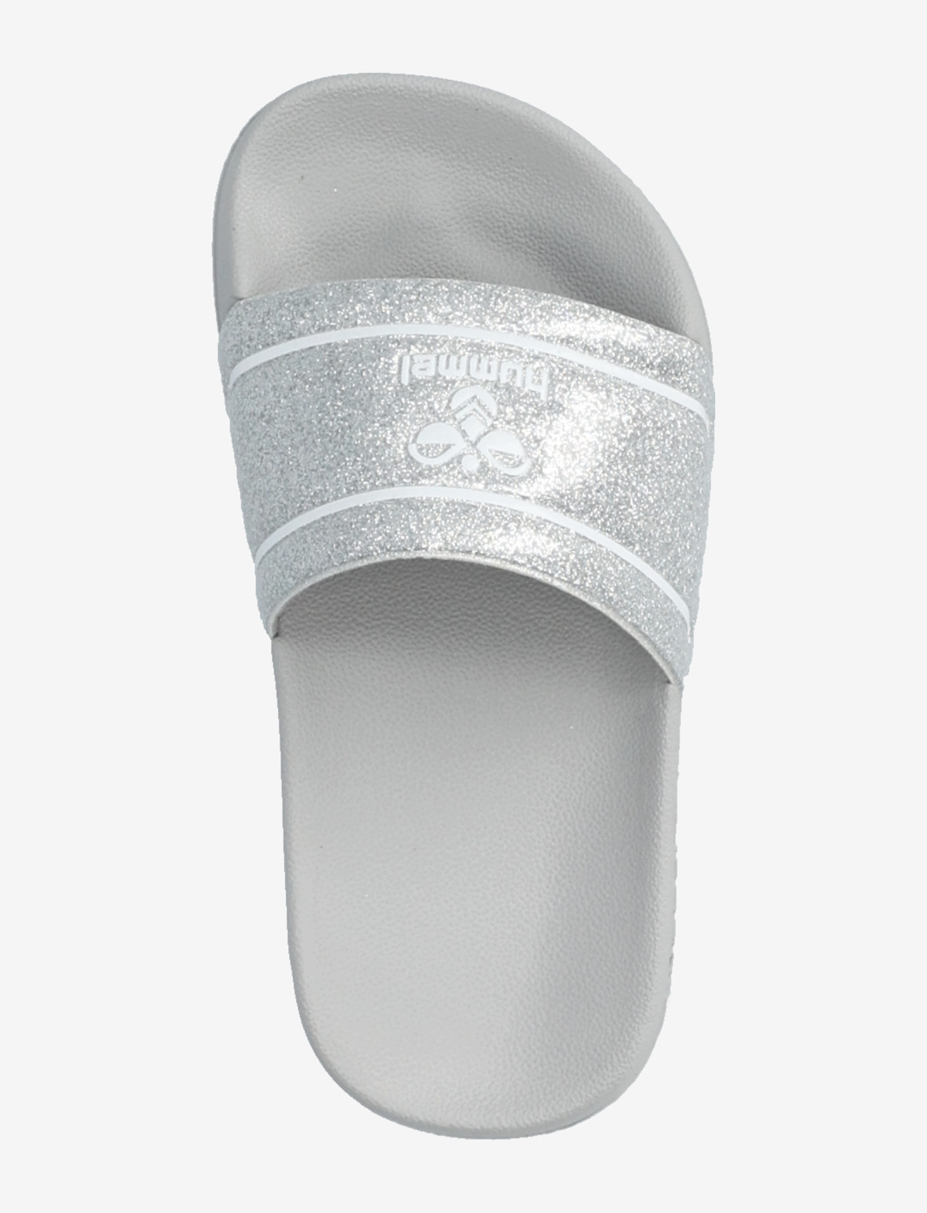 Hummel - POOL SLIDE GLITTER JR - suvised sooduspakkumised - lunar rock - 3