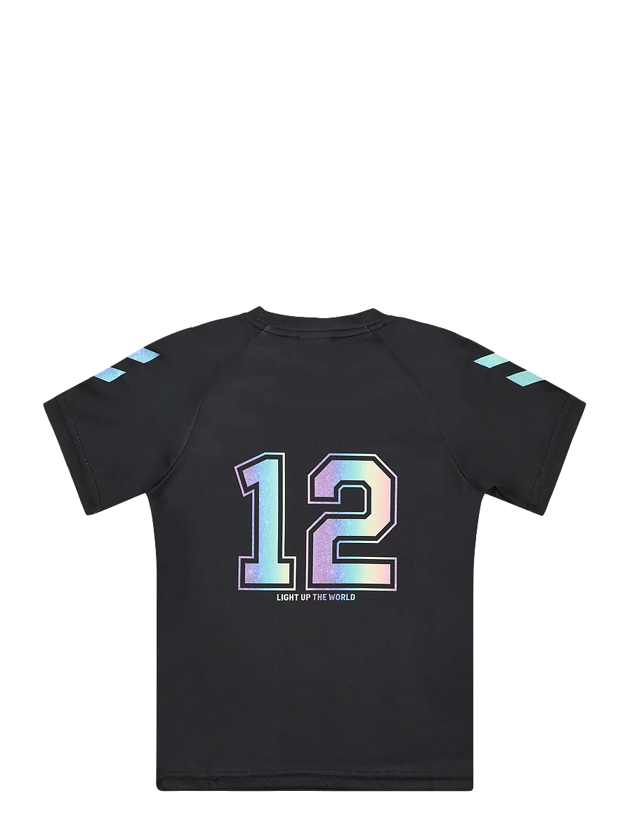 Hummel - hmlSHIMMER T-SHIRT S/S - sportoberteile - black - 1