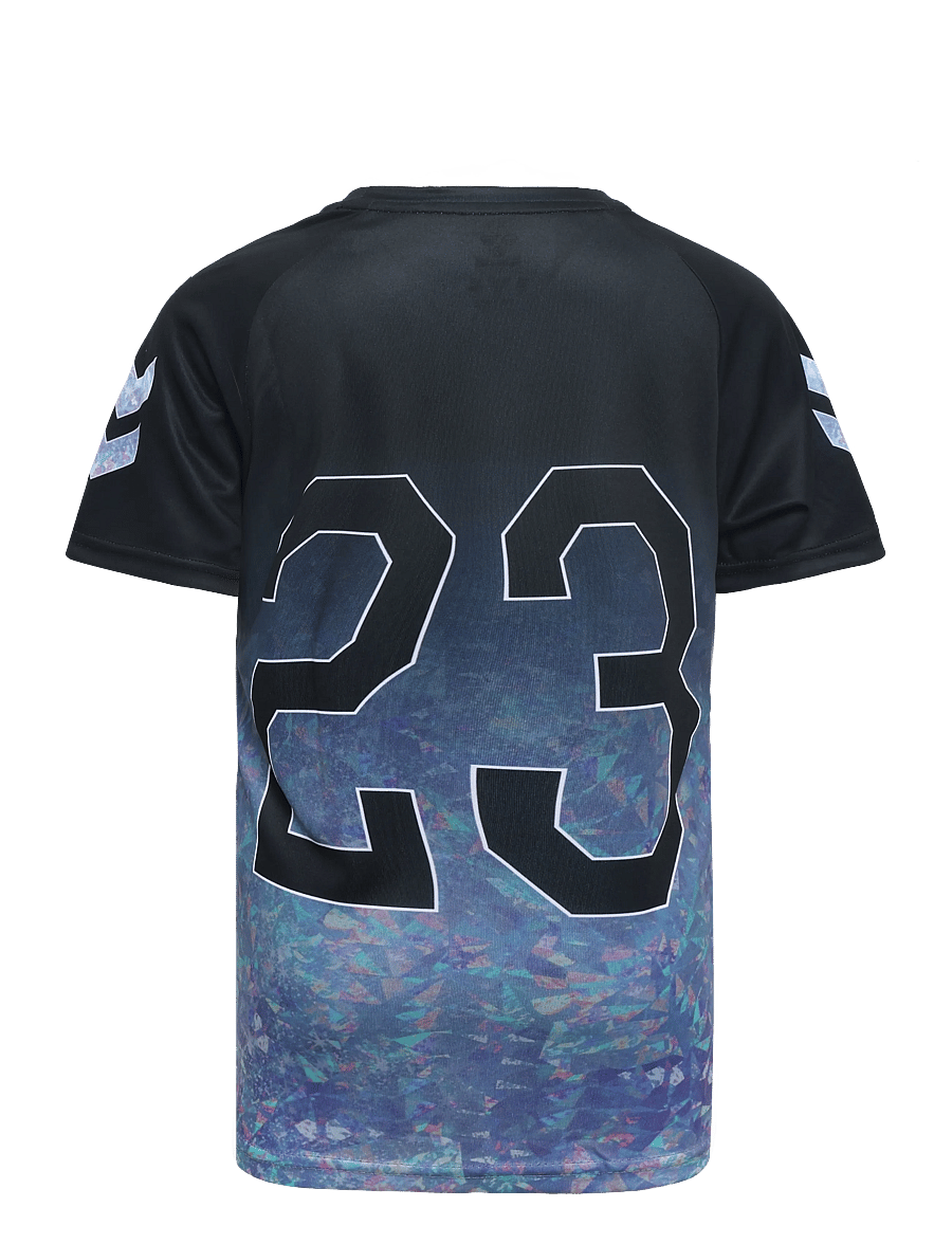 Hummel - hmlSHIMMER T-SHIRT S/S - sportoberteile - black/black - 1