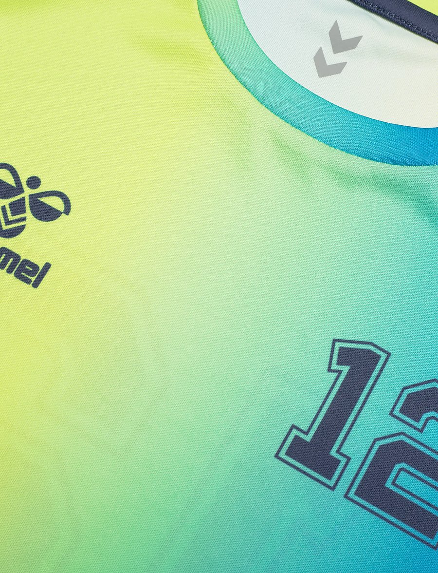 Hummel - hmlSHIMMER T-SHIRT S/S - sportstoppe - limeade - 2