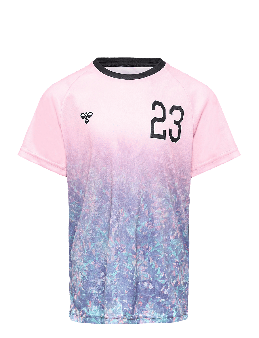 Hummel - hmlSHIMMER T-SHIRT S/S - sportoberteile - pink nectar - 0