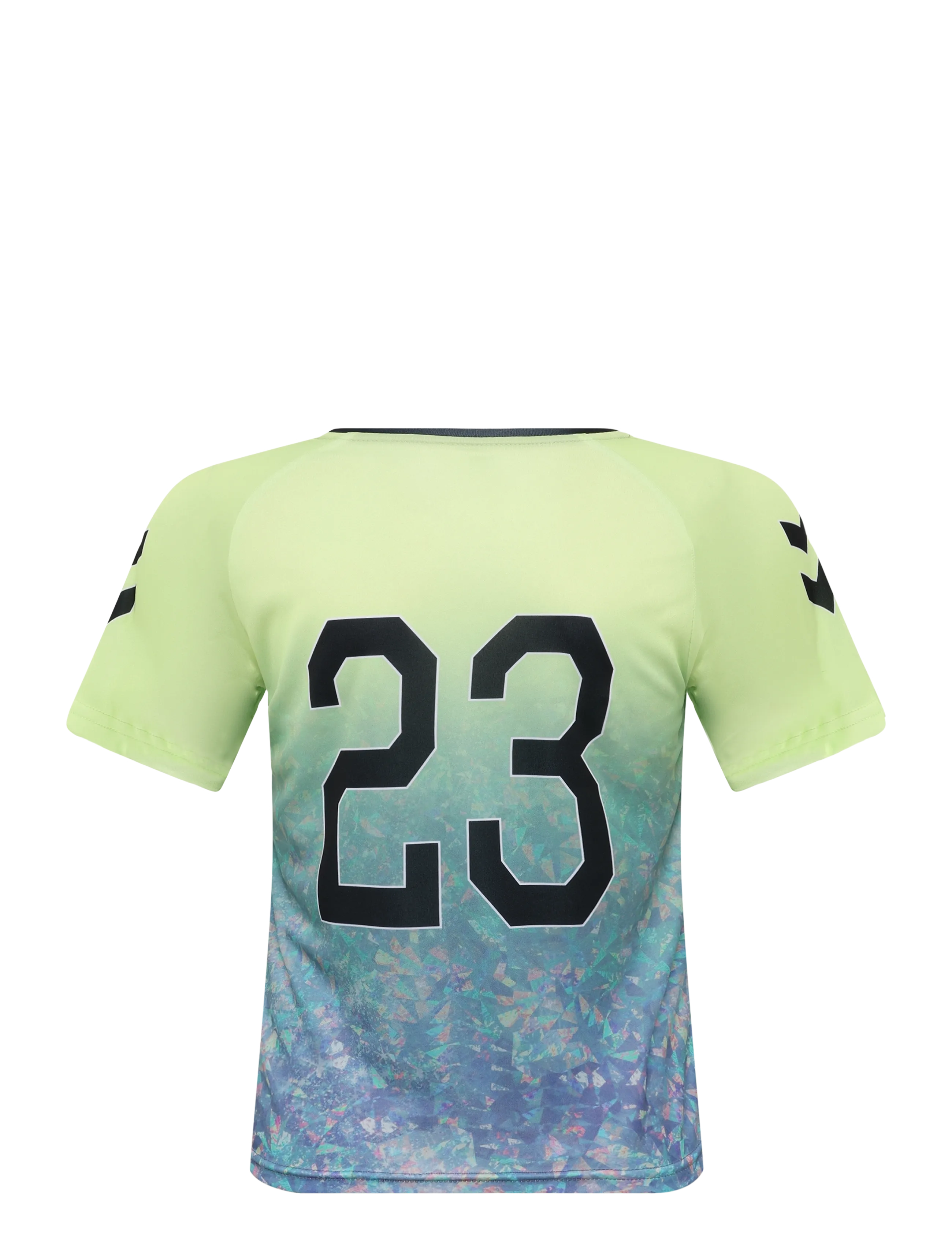 Hummel - hmlSHIMMER T-SHIRT S/S - sporttoppar - shadow lime/black - 1
