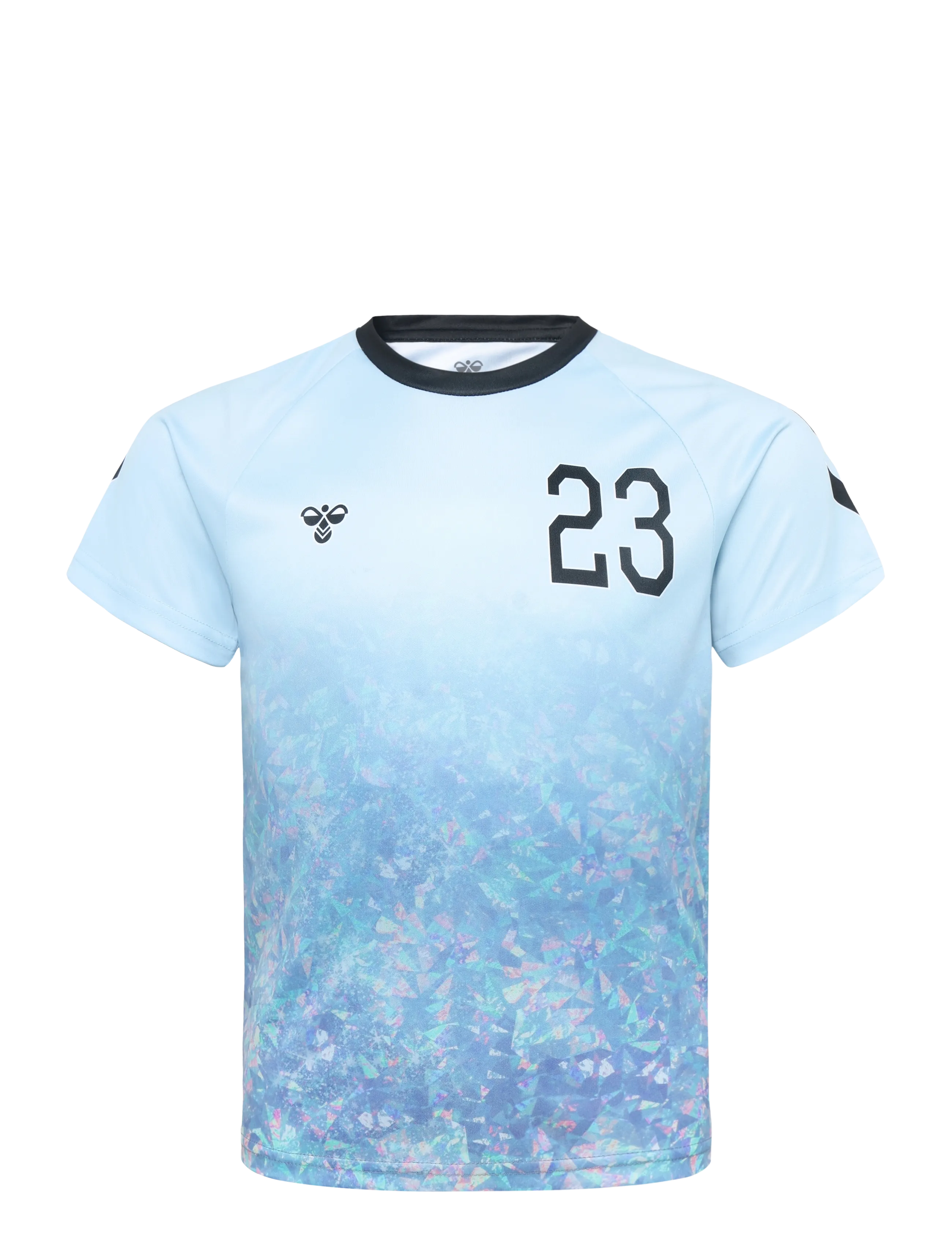 Hummel hmlSHIMMER T-SHIRT S/S - Bestseller - SKYWAY/BLACK / blue