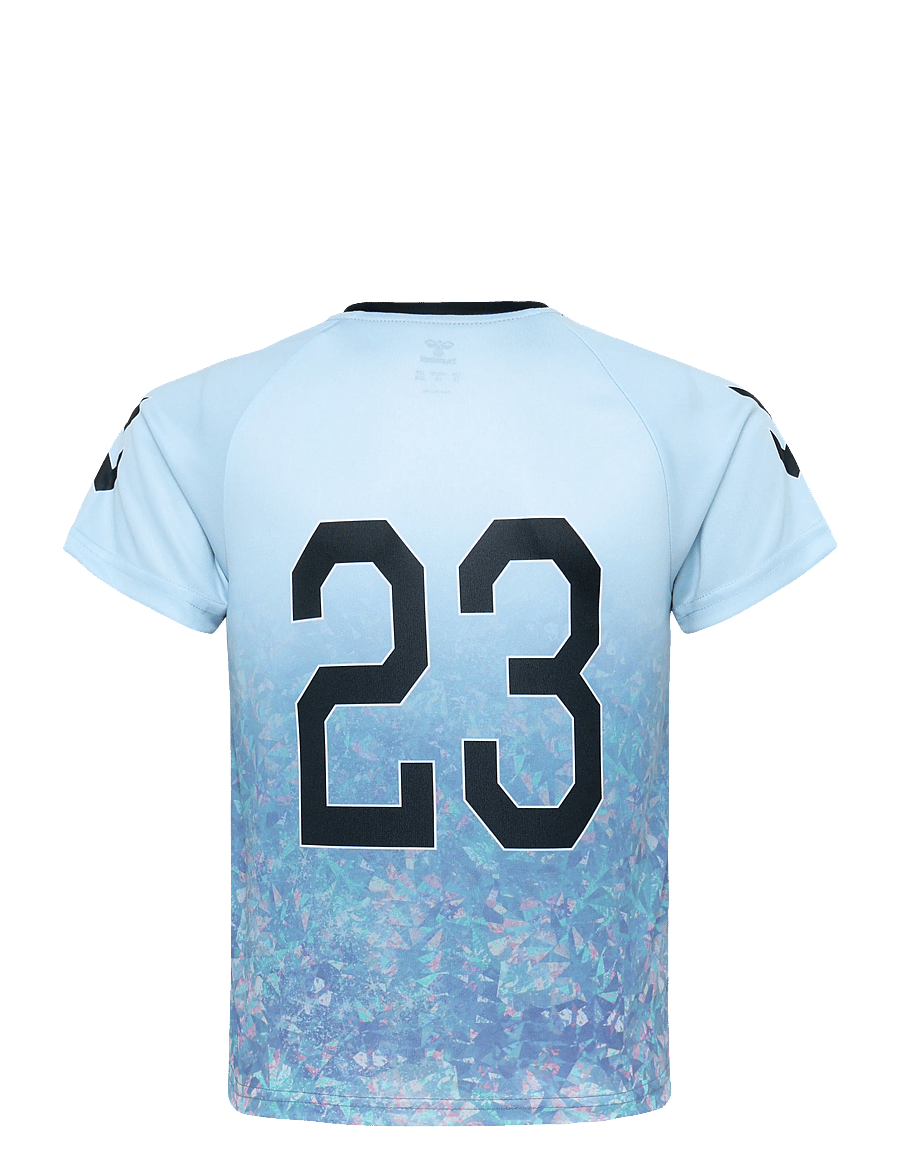 Hummel - hmlSHIMMER T-SHIRT S/S - sporditopid - skyway/black - 1